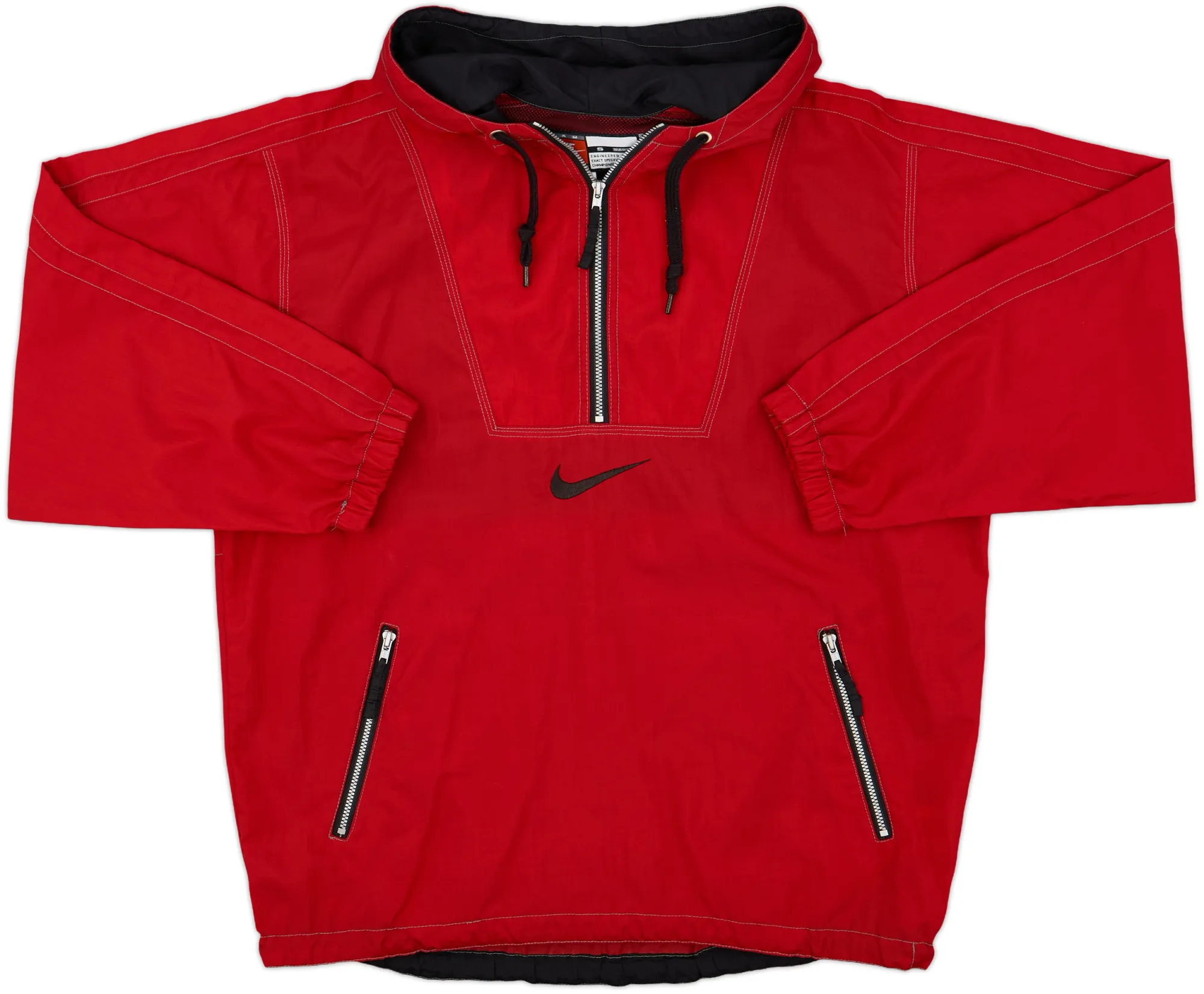 1996-97 South Korea Nike 1/4 Zip Drill Top - 8/10 - (S)