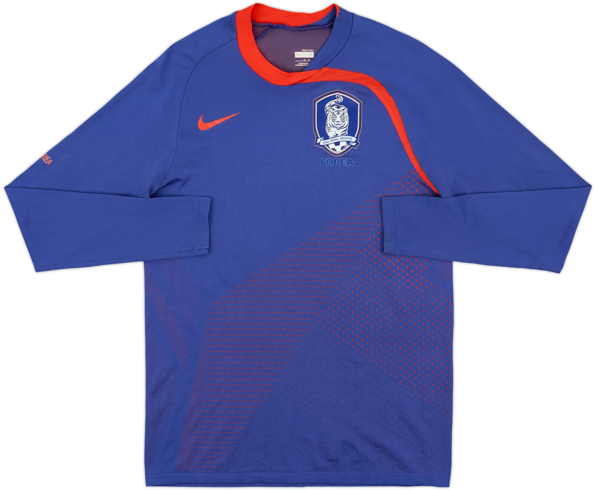 Nike South Korea Mens LS Player Issue Home Shirt 2008