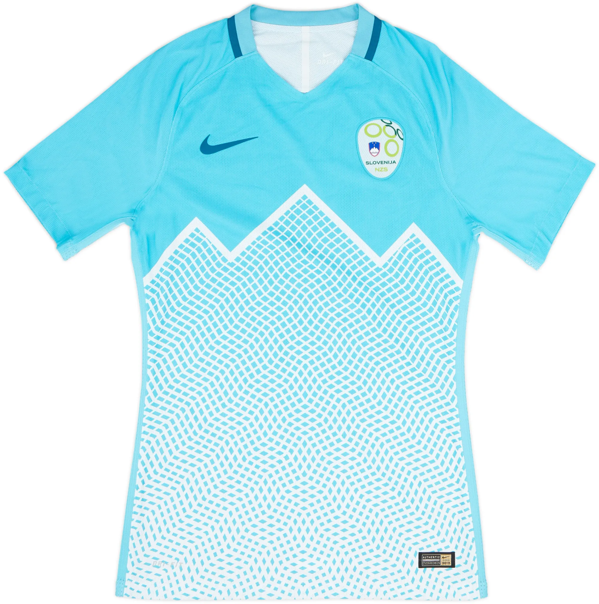 Nike Slovenia Mens SS Player Issue Home Shirt 2016