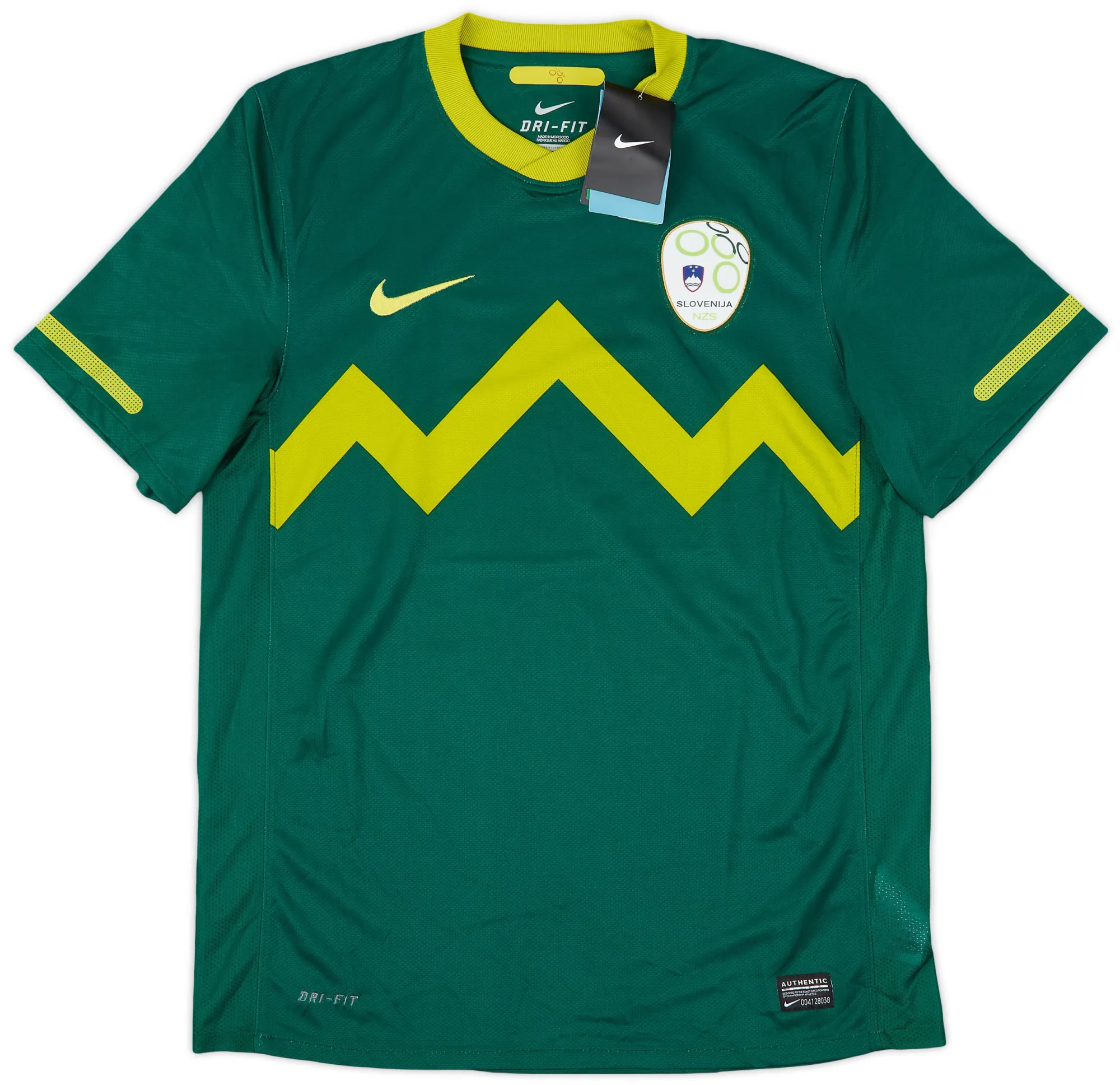 Nike Slovenia Mens SS Away Shirt 2010