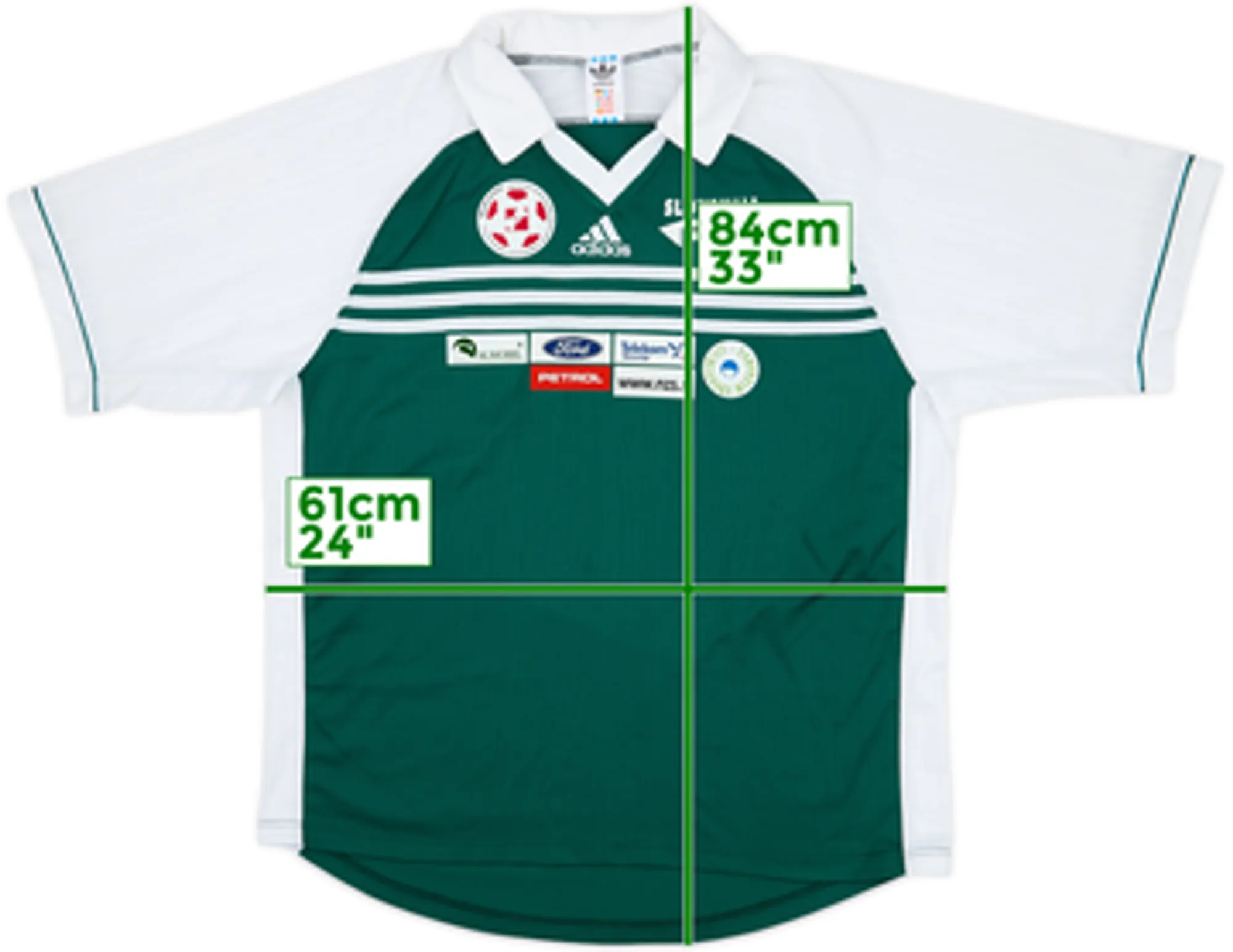 adidas Slovenia Mens SS Home Shirt 1998