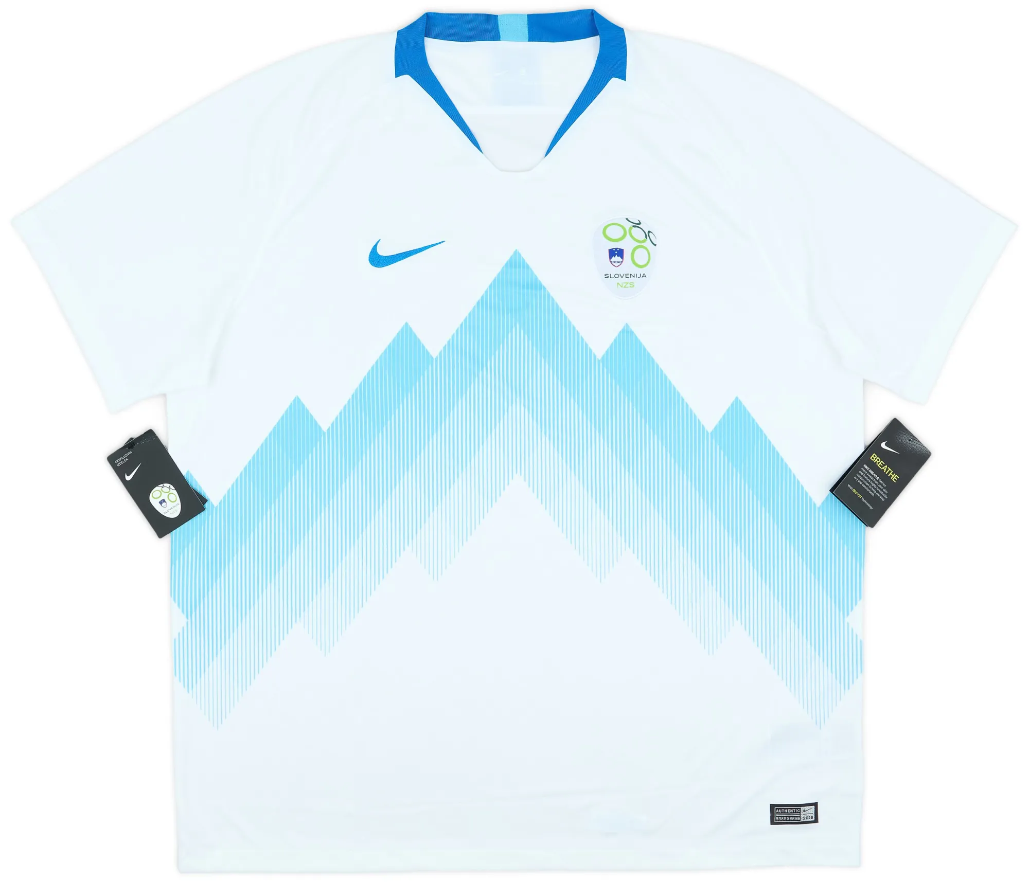 Nike Slovenia Mens SS Home Shirt 2018