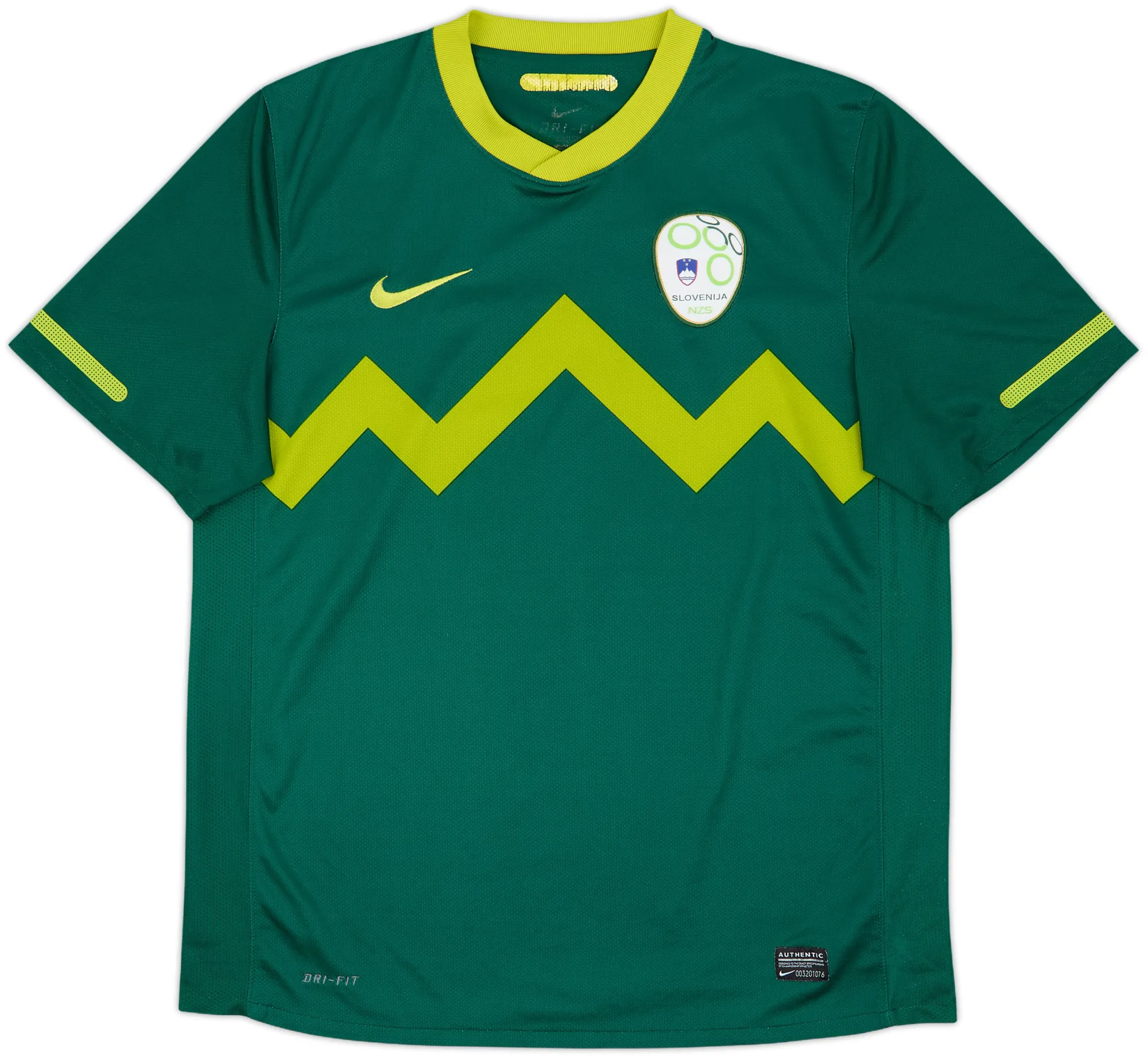 Nike Slovenia Mens SS Away Shirt 2010