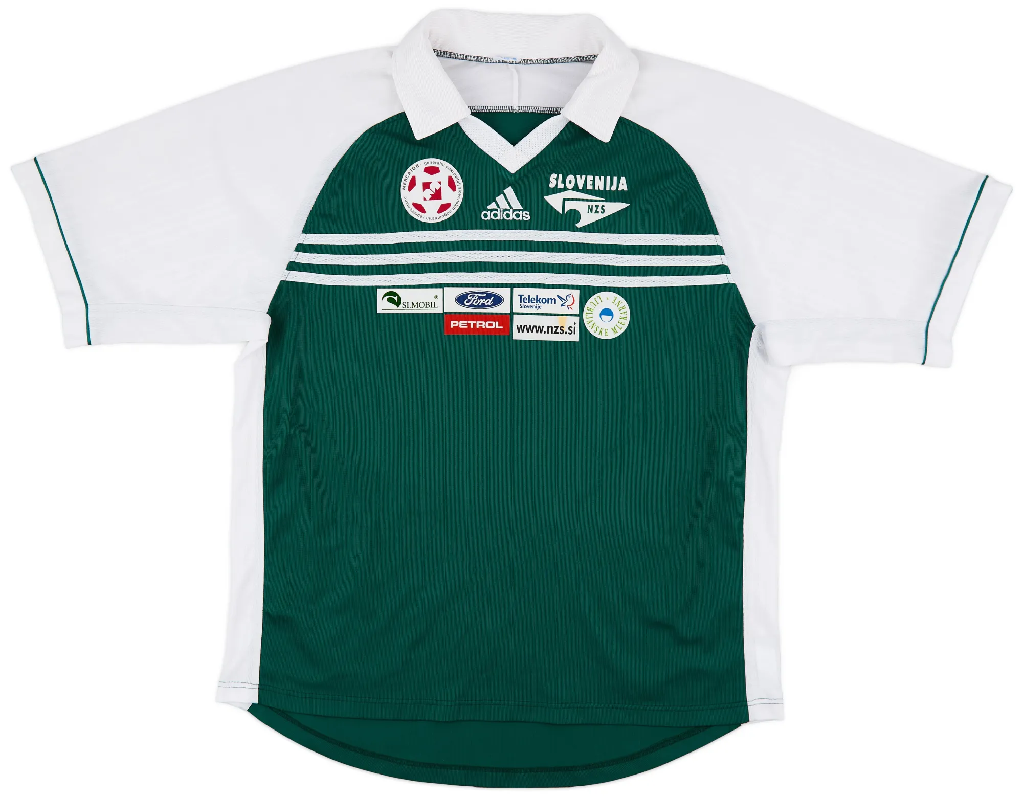 adidas Slovenia Mens SS Home Shirt 1998