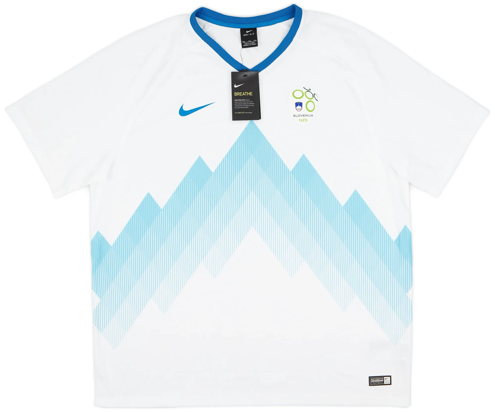 Nike Slovenia Mens SS Home Shirt 2018