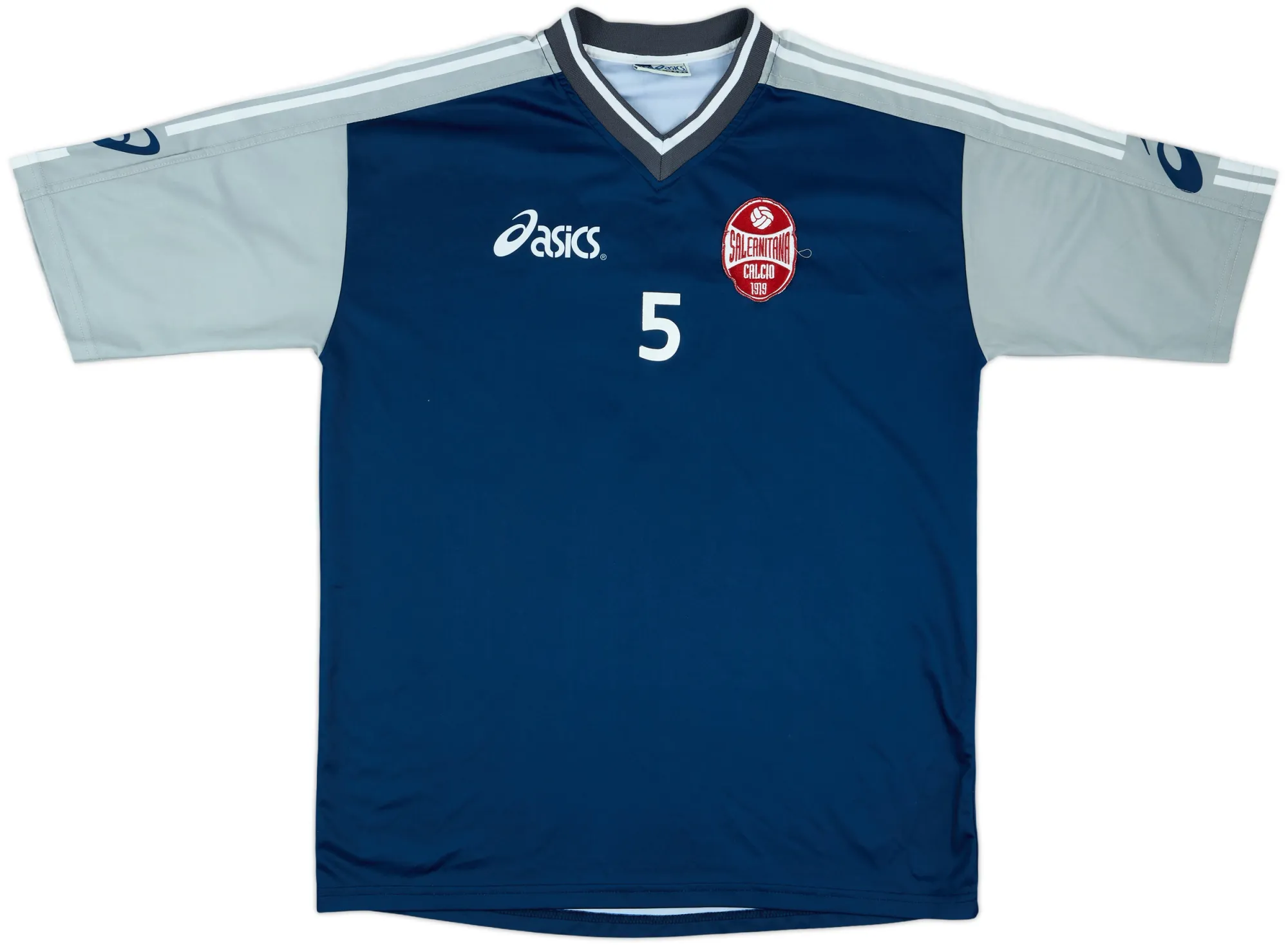 Asics Salernitana Mens SS Player Issue Home Shirt 2008/09