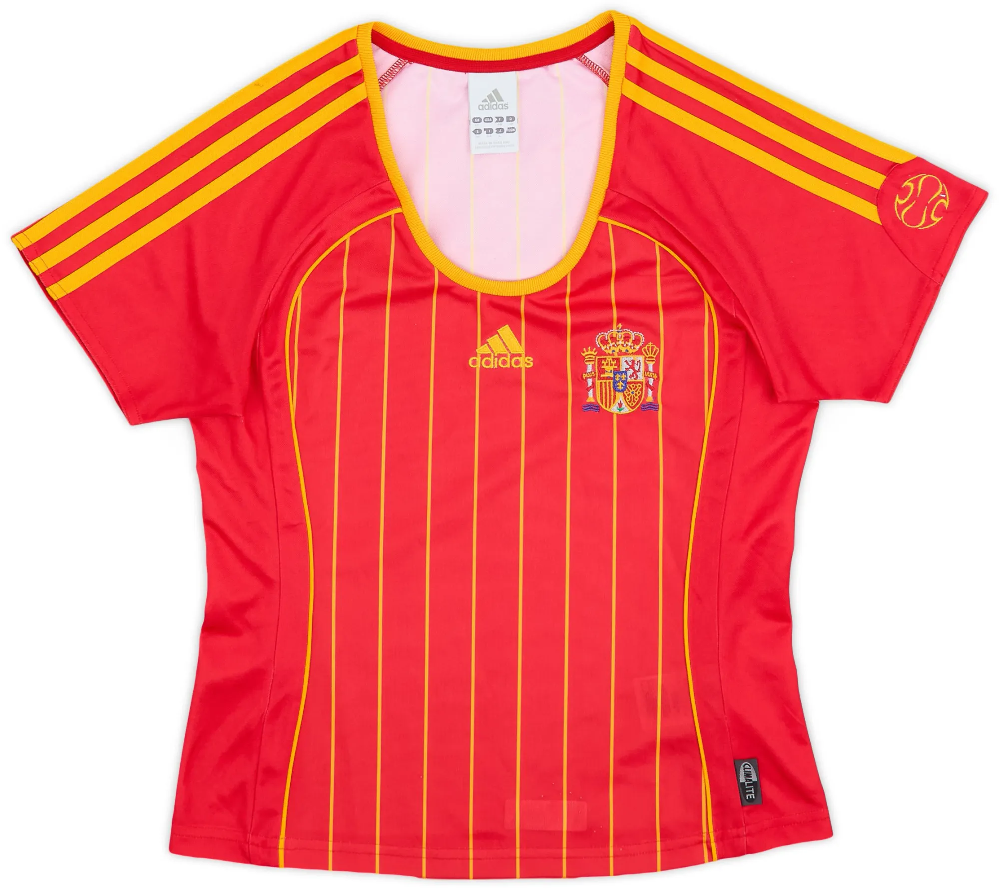 adidas Spain Womens SS Home Shirt 2006