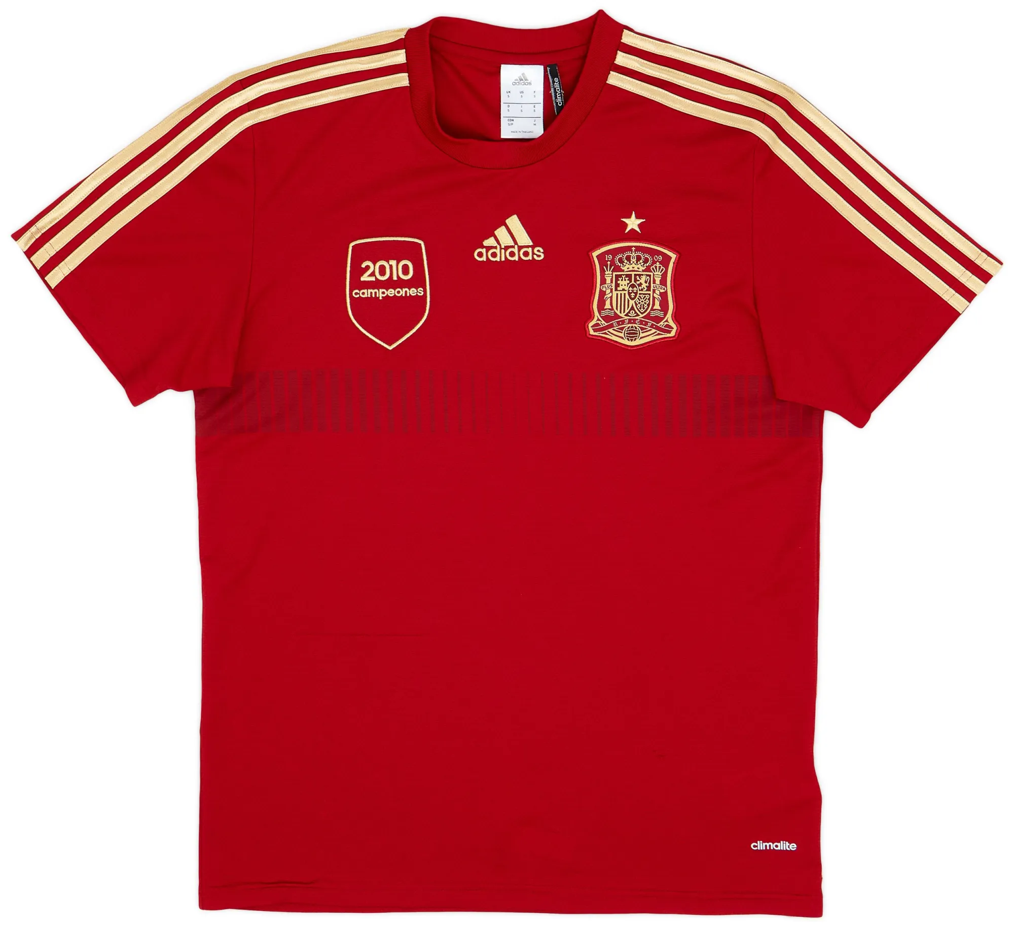 adidas Spain Mens SS Home Shirt 2013