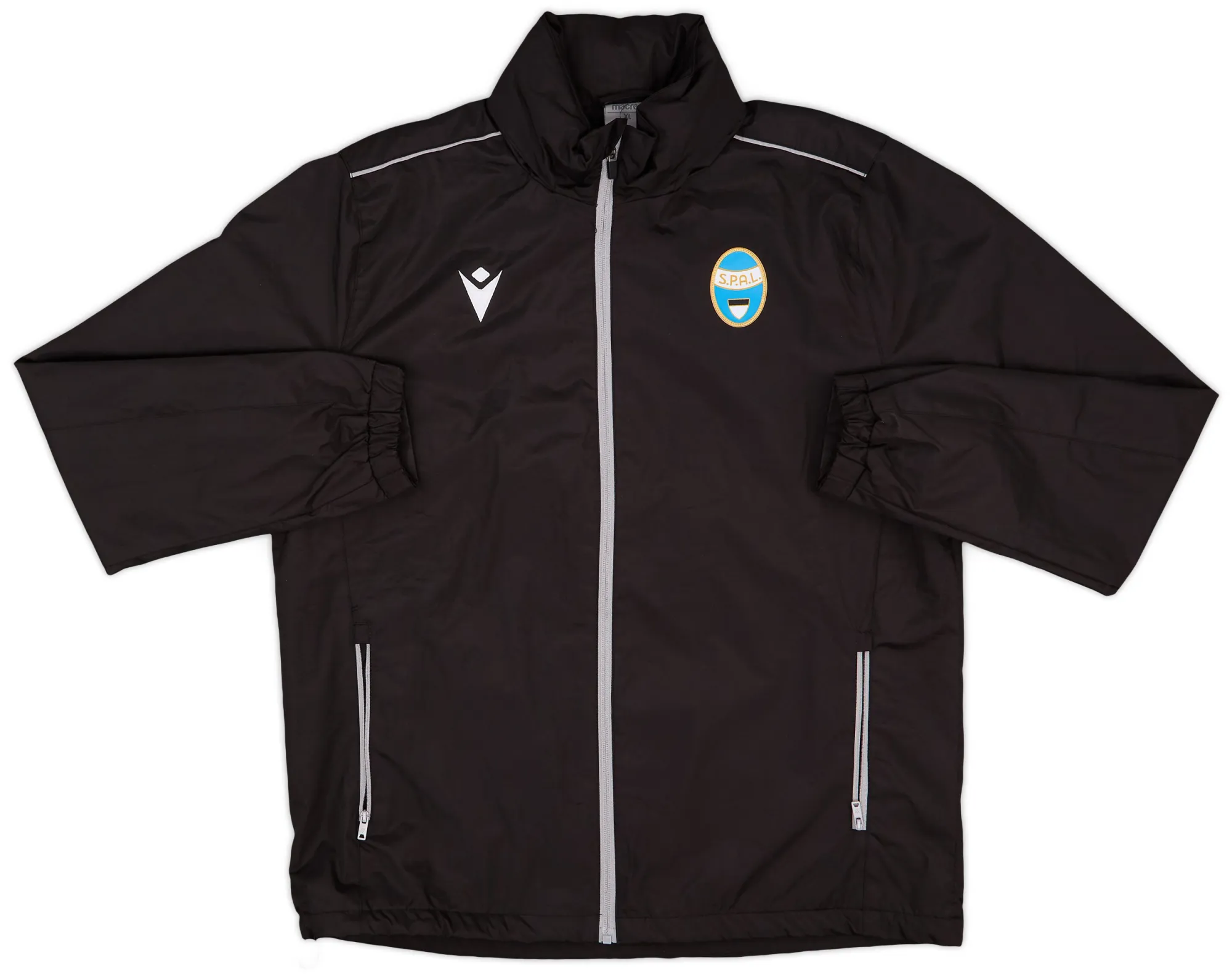 2017-18 SPAL Macron Hooded Rain Jacket - 9/10 - (XL)