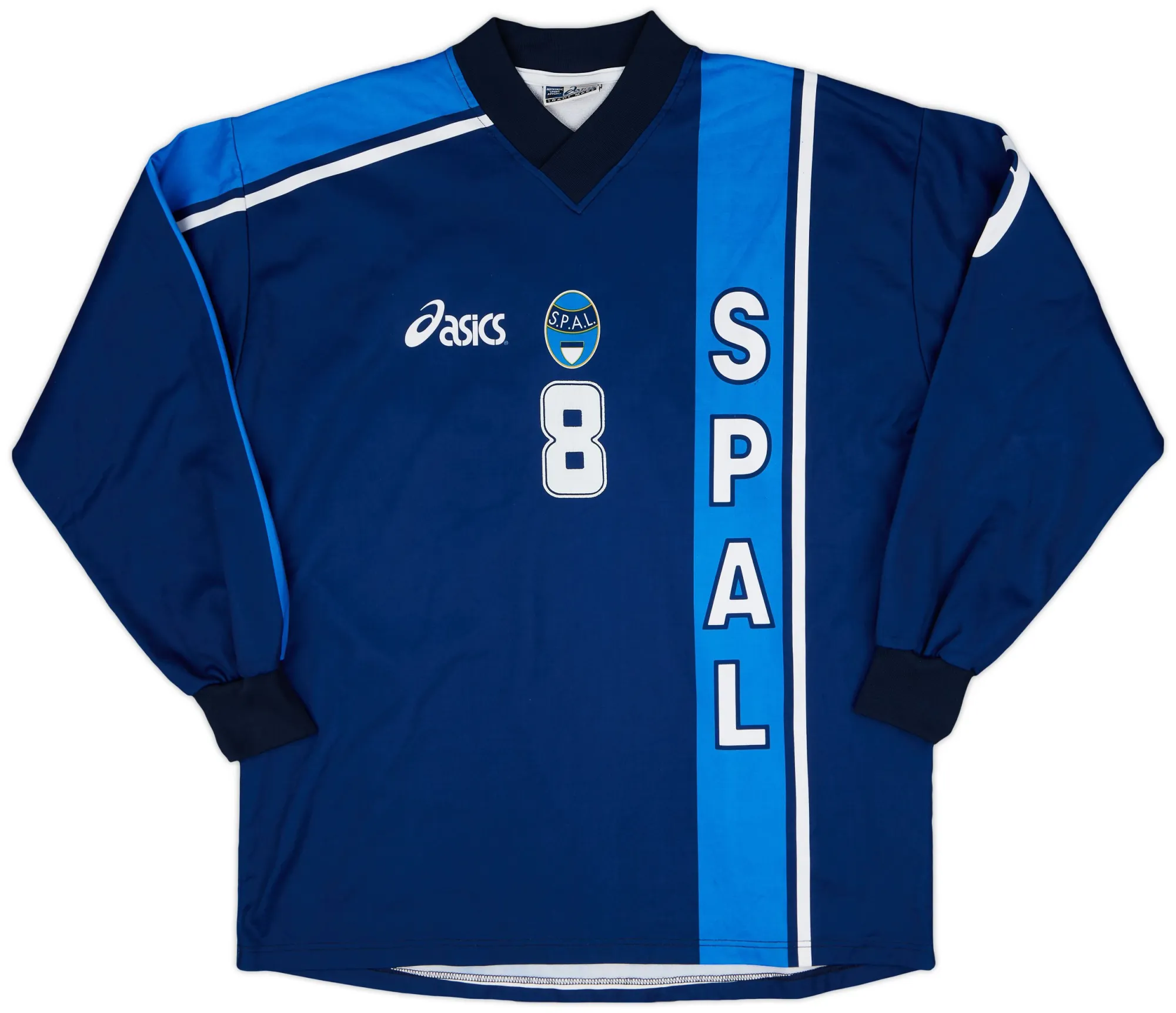 Asics S.P.A.L Mens LS Player Issue Home Shirt 1999/00