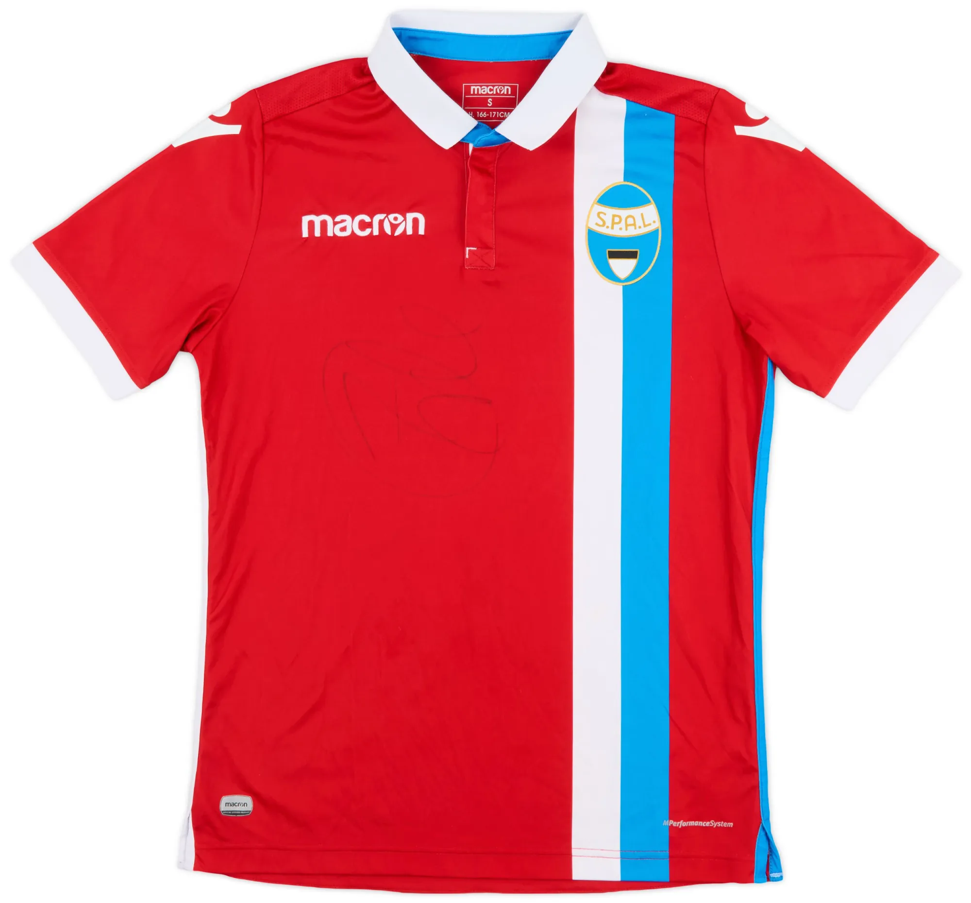 Macron S.P.A.L Mens SS Away Shirt 2017/18