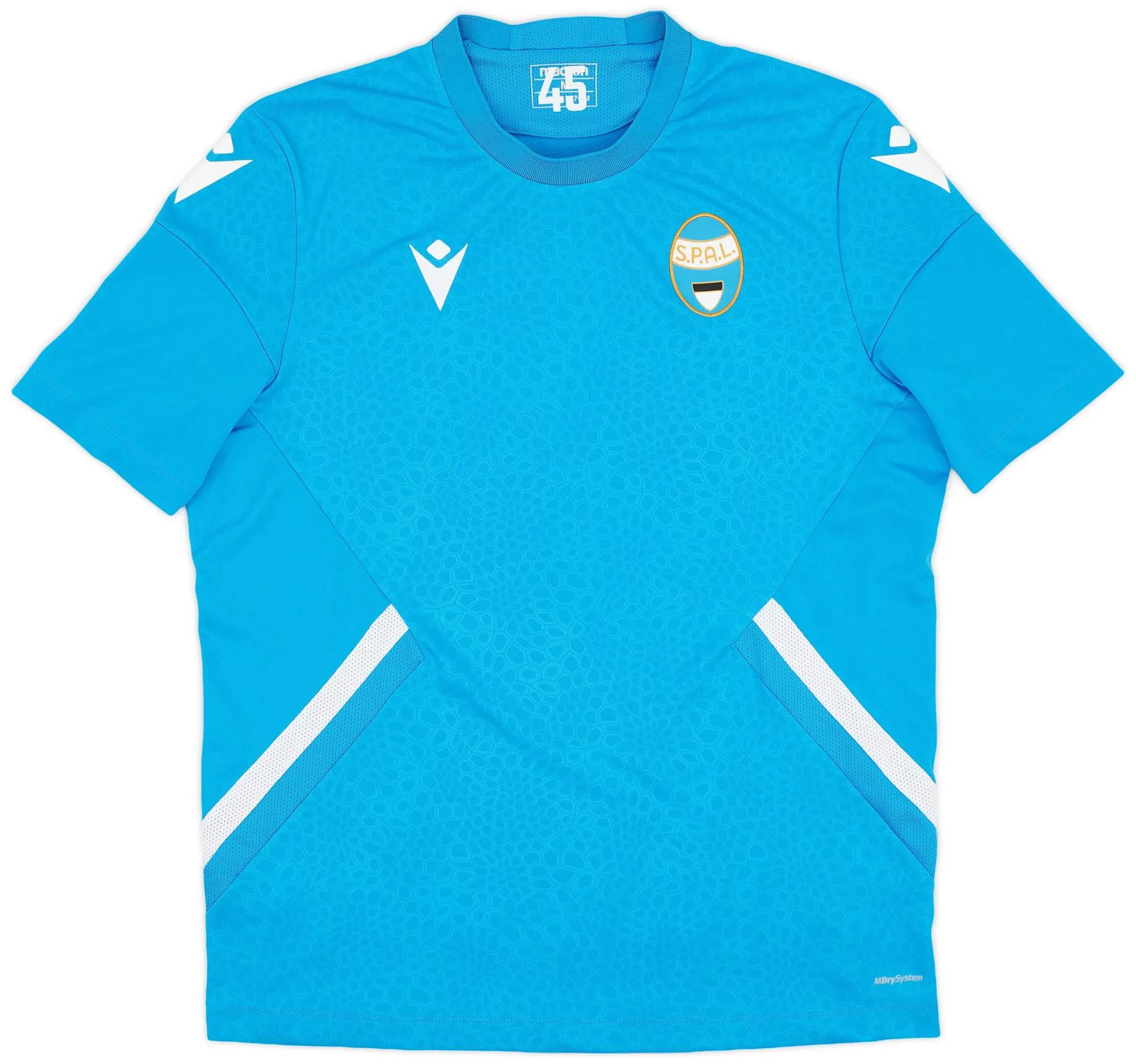 Macron S.P.A.L Mens SS Player Issue Home Shirt 2022/23