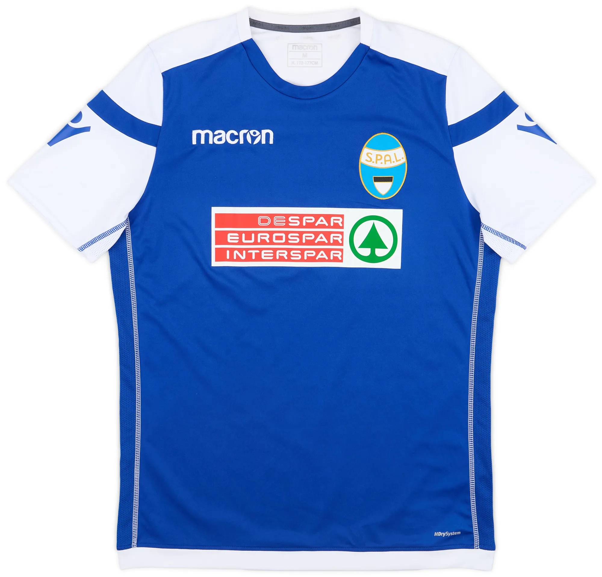Macron S.P.A.L Mens SS Home Shirt 2018/19