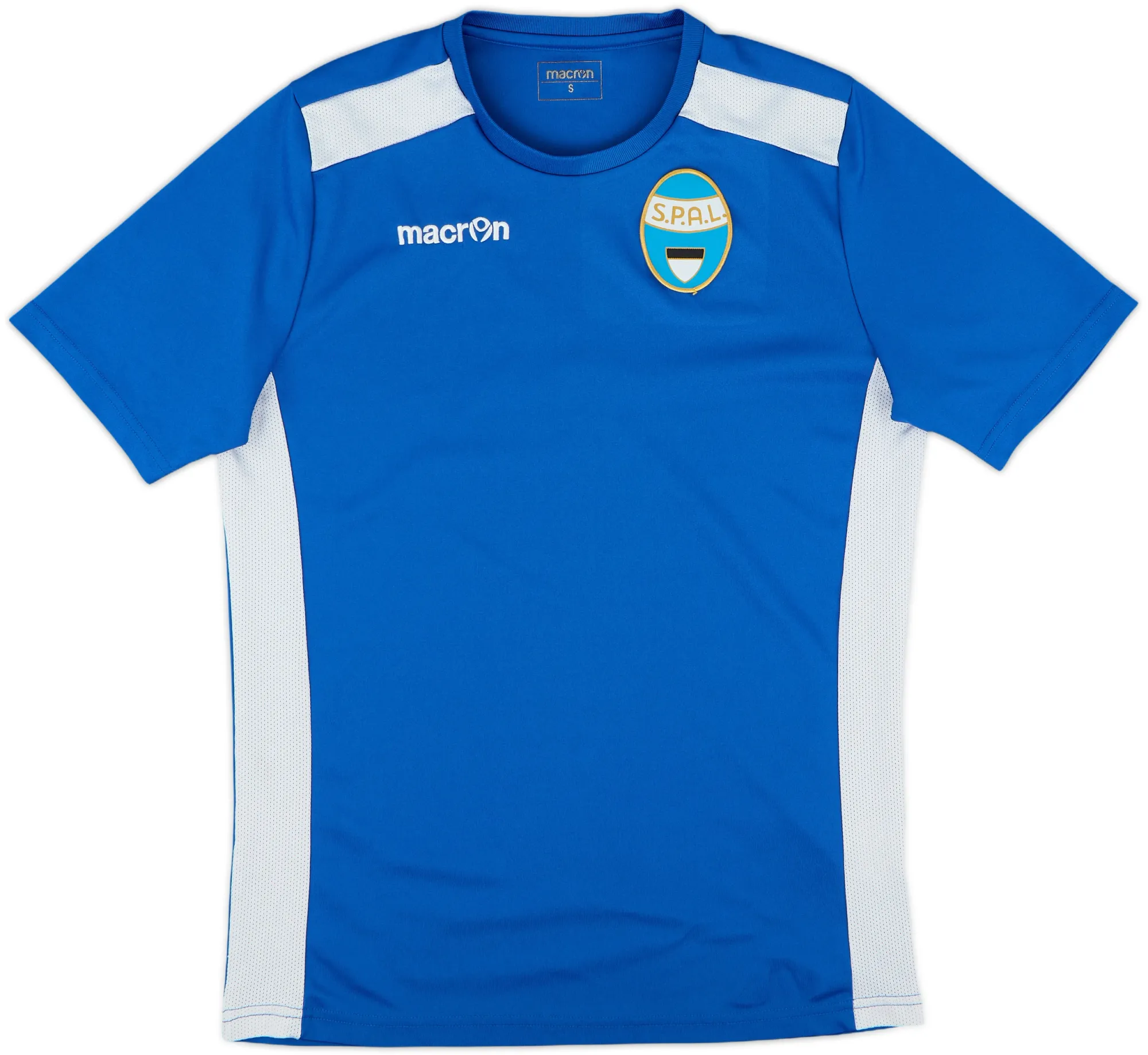 Macron S.P.A.L Mens SS Home Shirt 2018/19