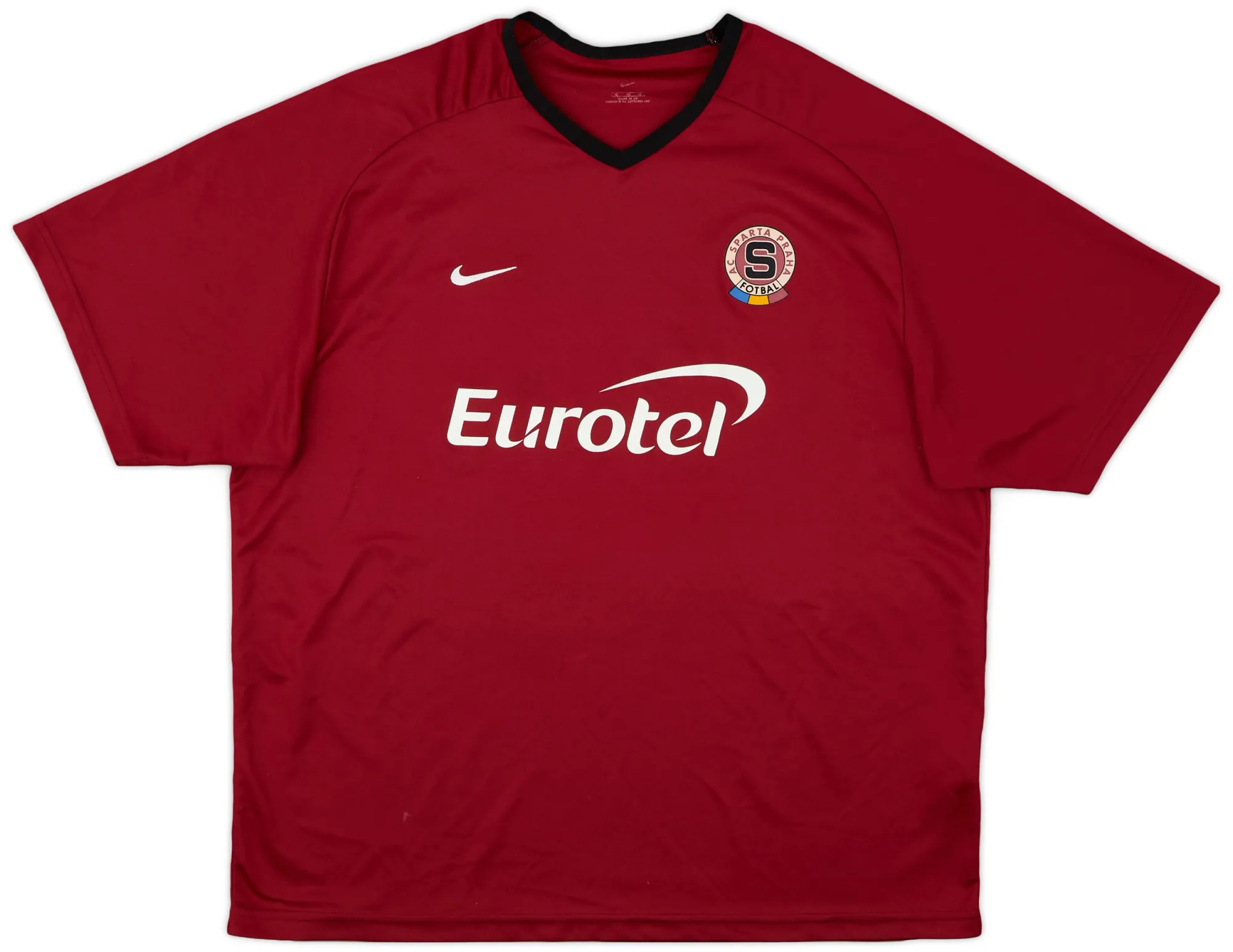 Nike Sparta Prague Mens SS Home Shirt 2001/03
