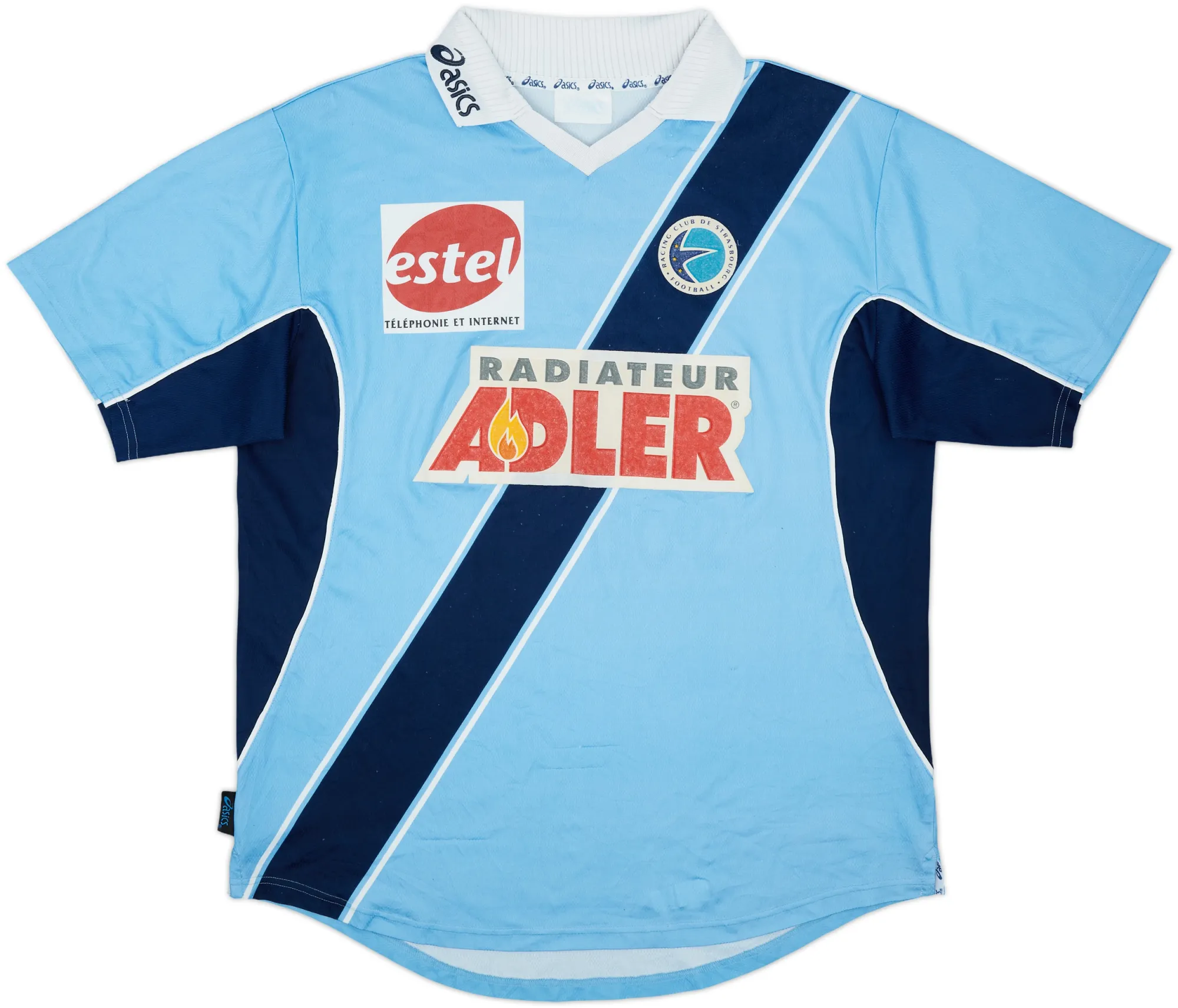 Asics Strasbourg Mens SS Away Shirt 2000/01
