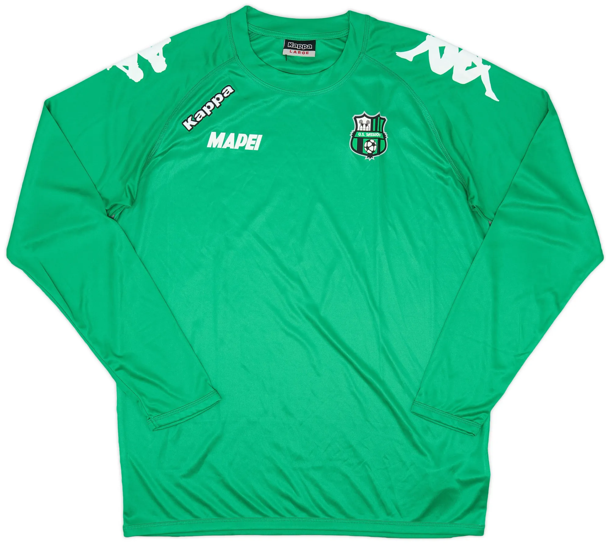 Kappa Sassuolo Mens LS Home Shirt 2015/16