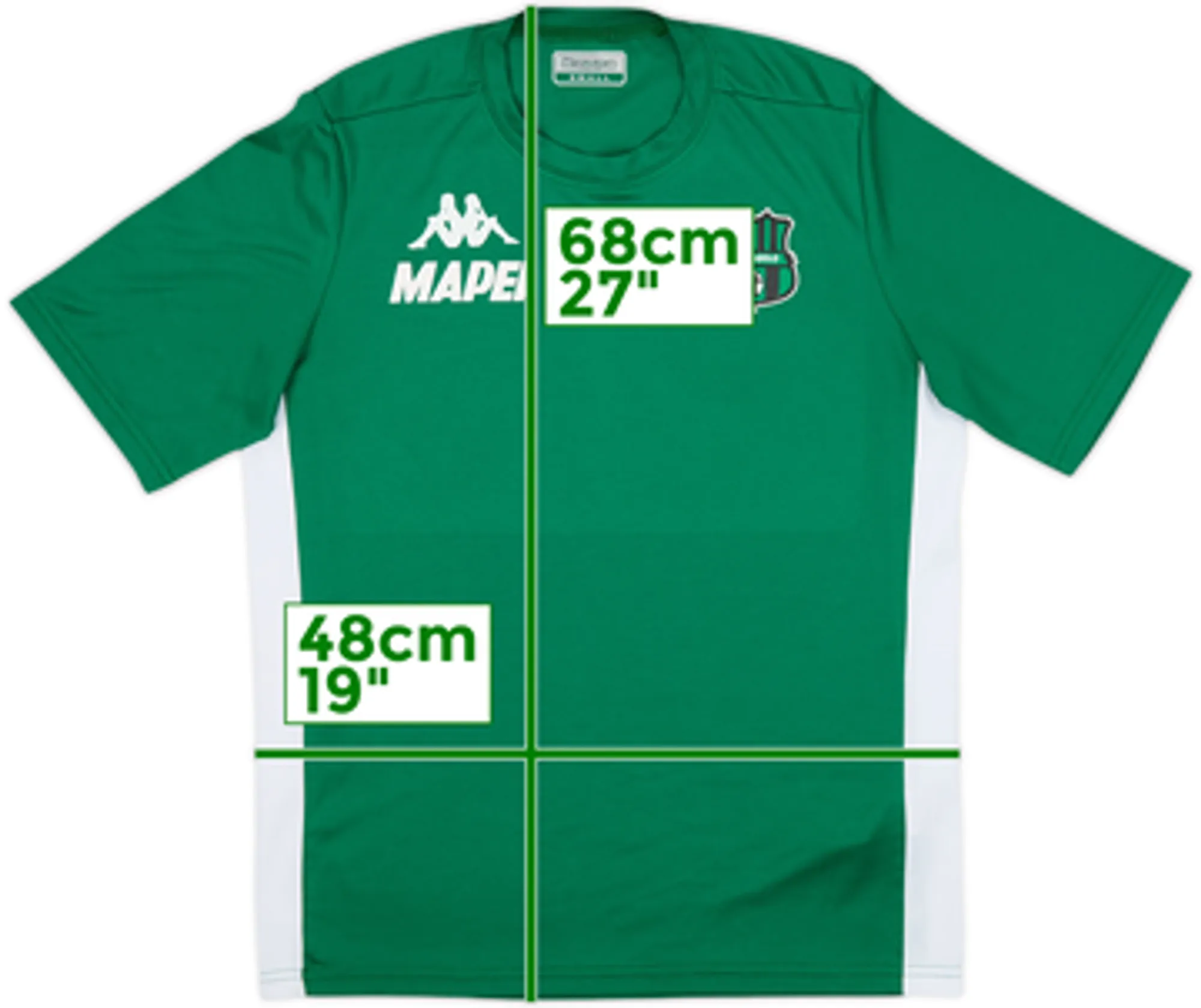 Kappa Sassuolo Mens SS Home Shirt 2015/16