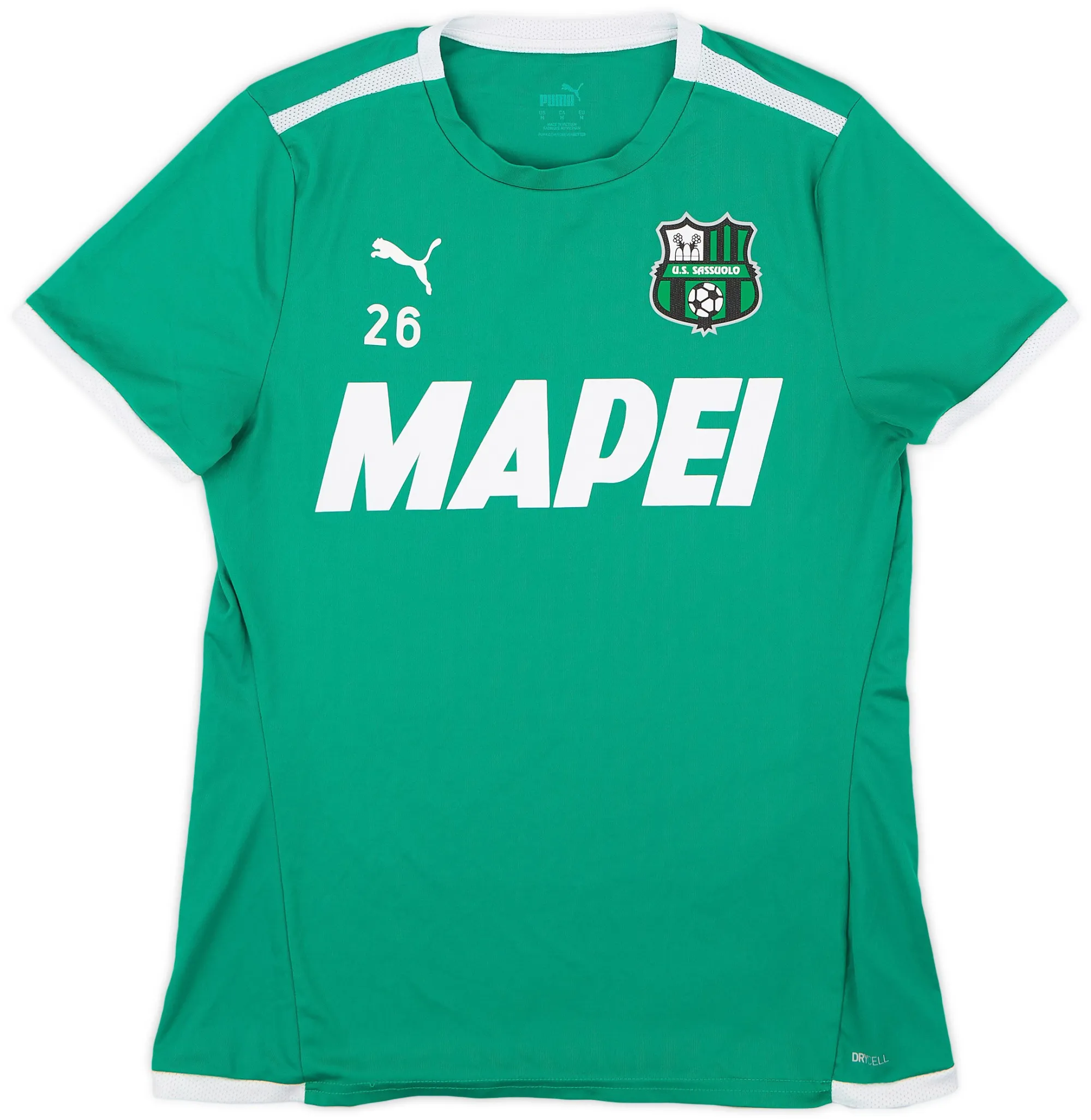 Puma Sassuolo Womens SS Player Issue Home Shirt 2021/22