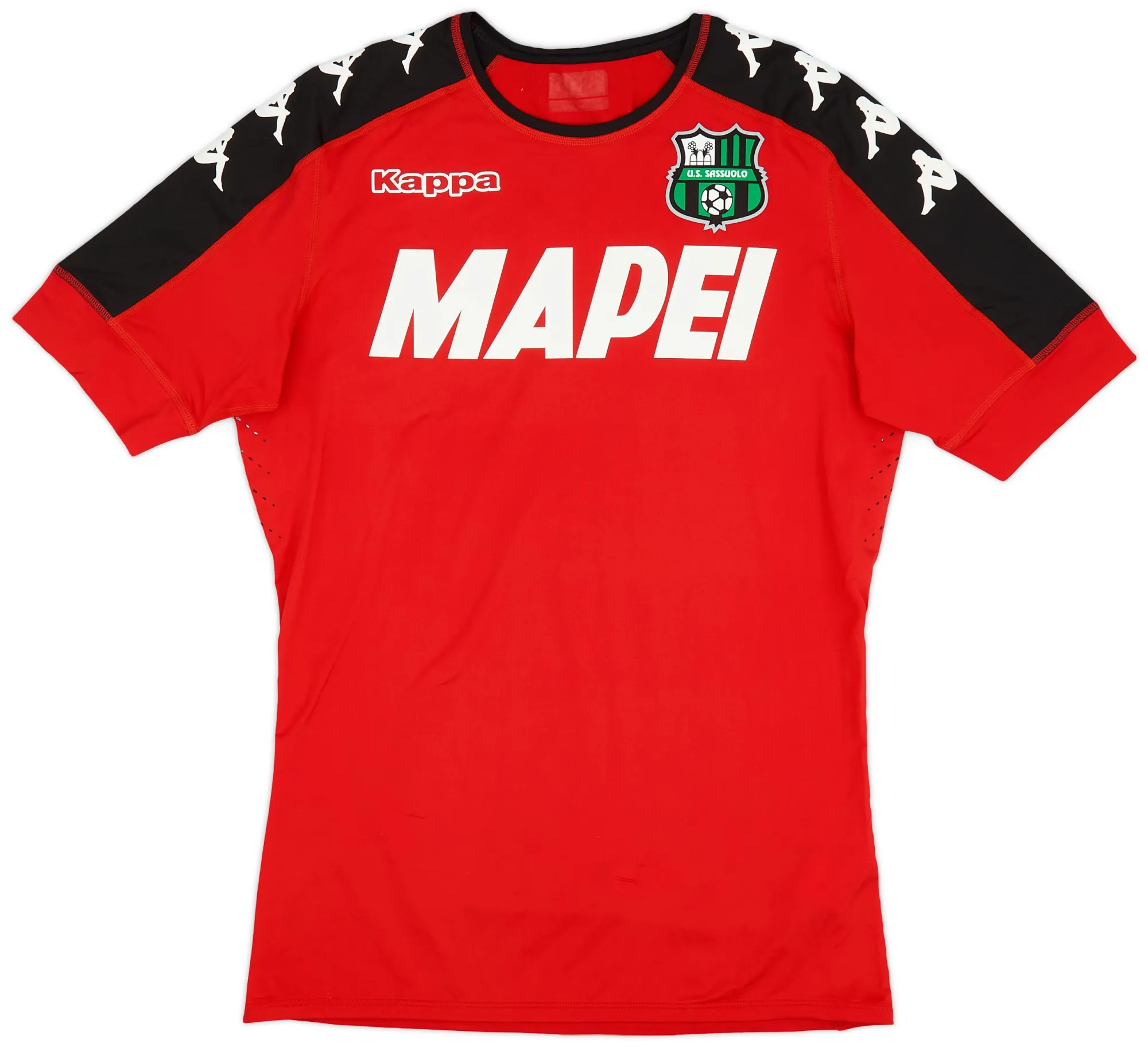 Kappa Sassuolo Mens SS Goalkeeper Player Issue Home Shirt 2016/17