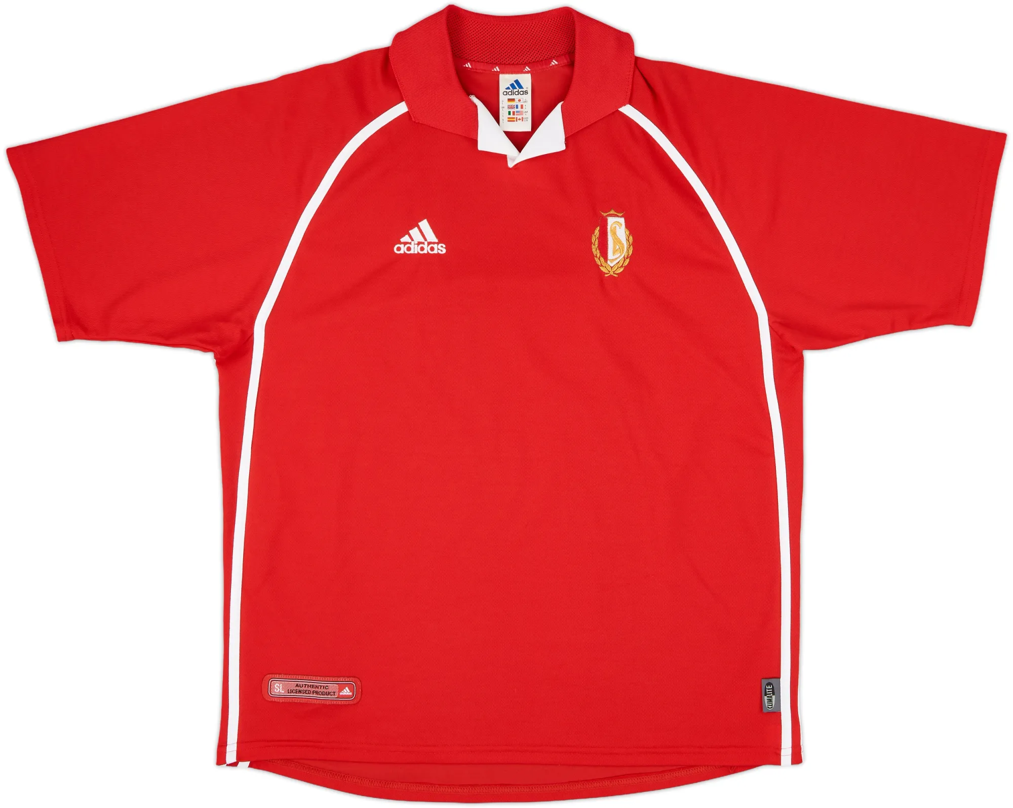 adidas Standard Liege Mens SS Home Shirt 2001/02