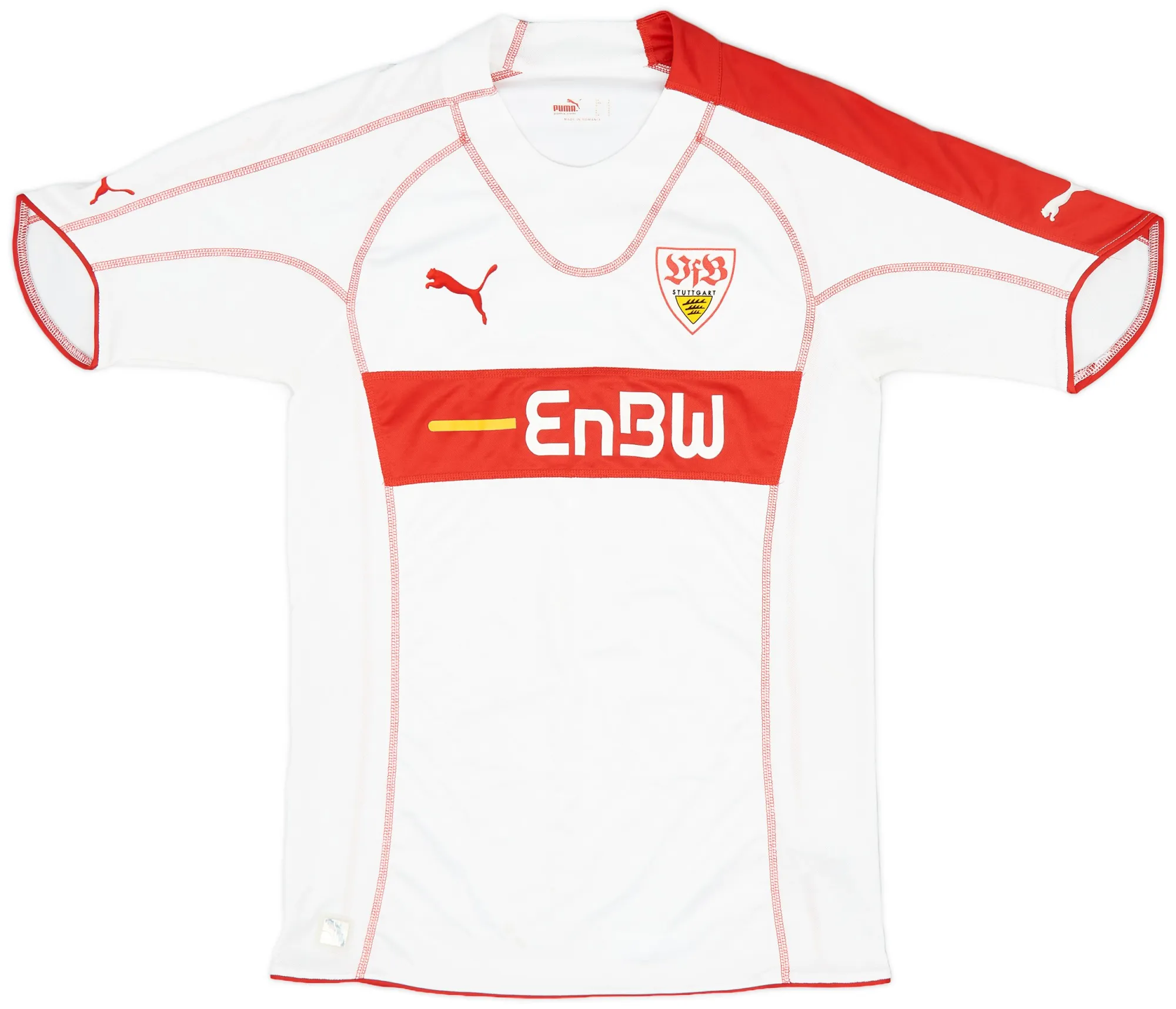 Puma Stuttgart Mens SS Home Shirt 2005/06