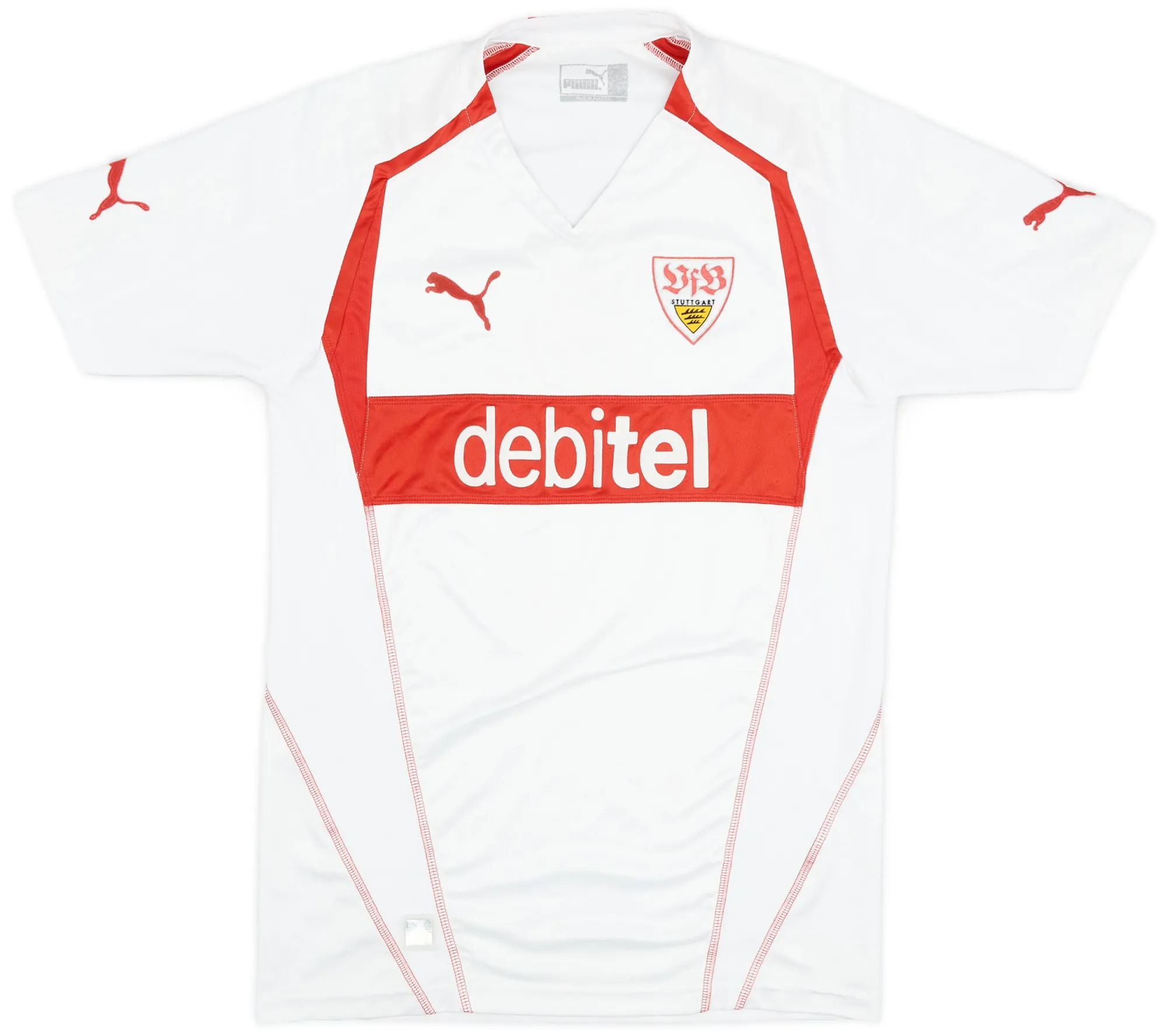 Puma Stuttgart Mens SS Home Shirt 2004/05