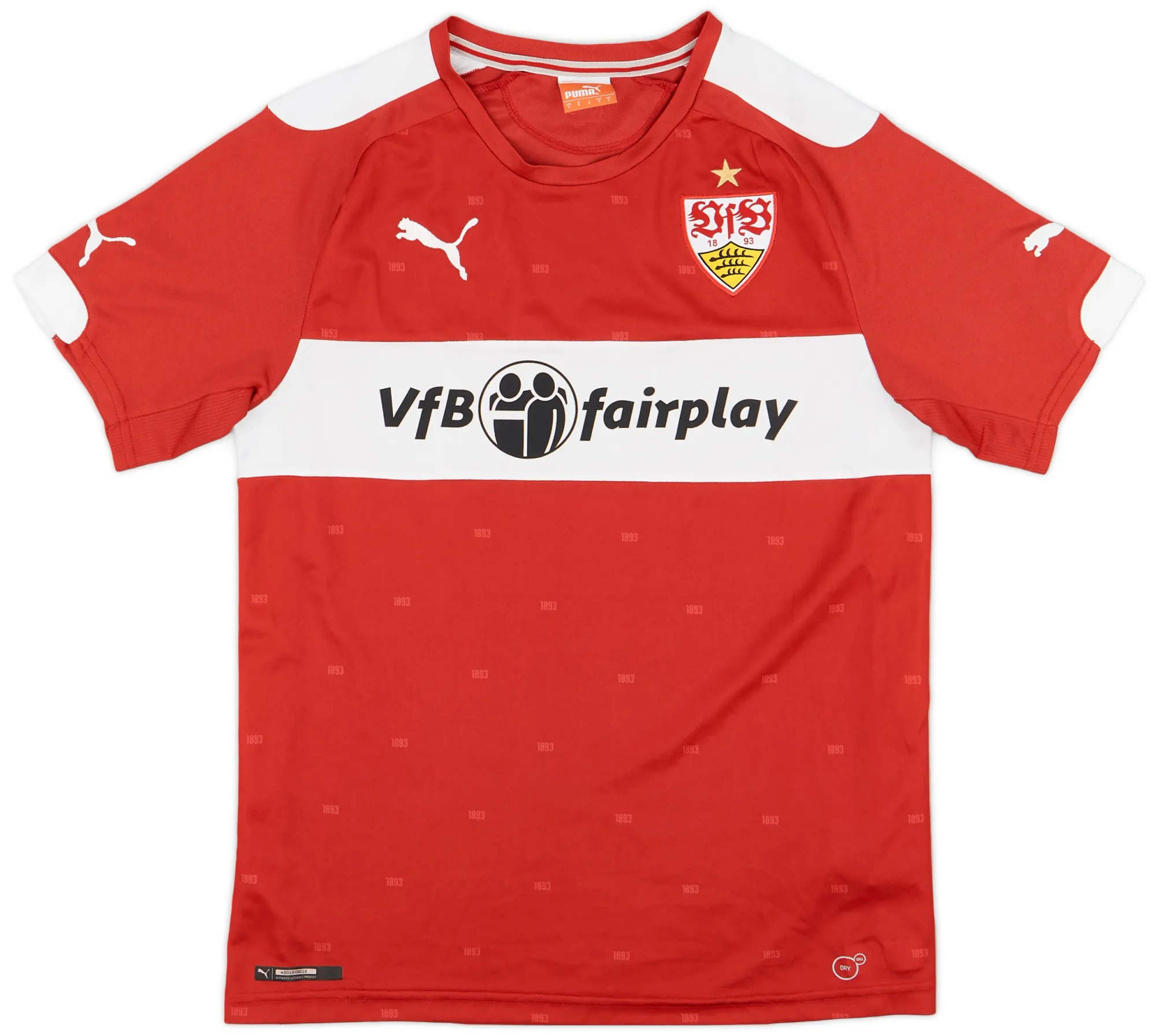 Puma Stuttgart Mens SS Away Shirt 2014/15