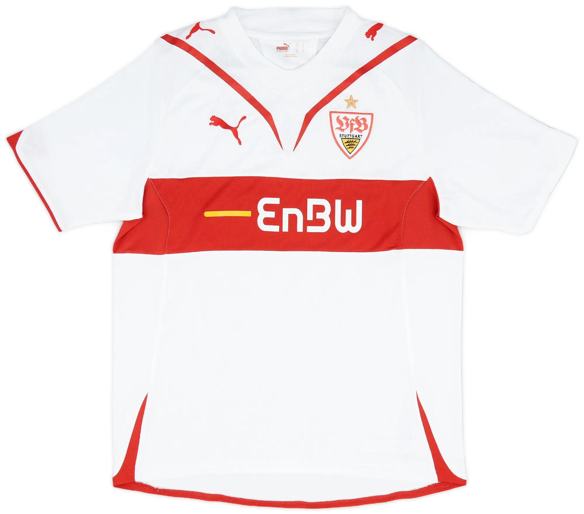 Puma Stuttgart Mens SS Home Shirt 2009/10