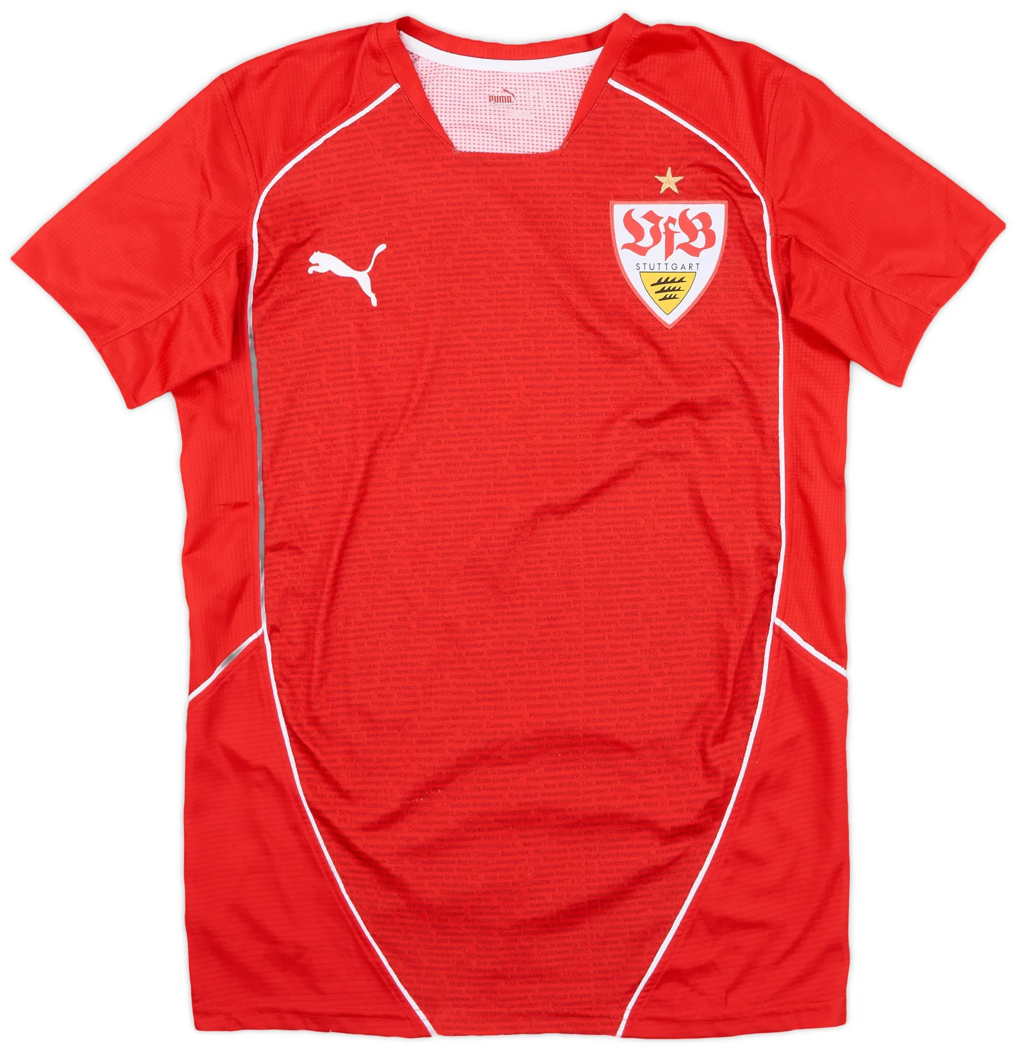 Puma Stuttgart Mens SS Home Shirt 2010/11