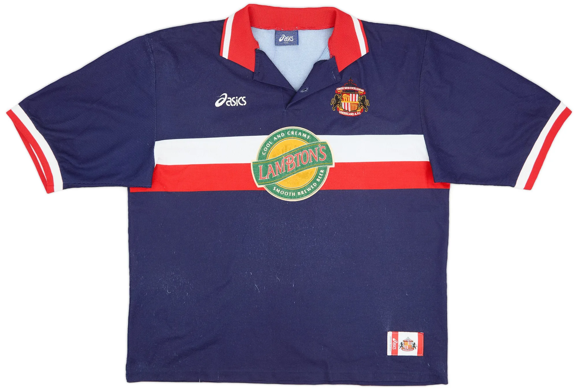 Asics Sunderland Mens SS Away Shirt 1998/99