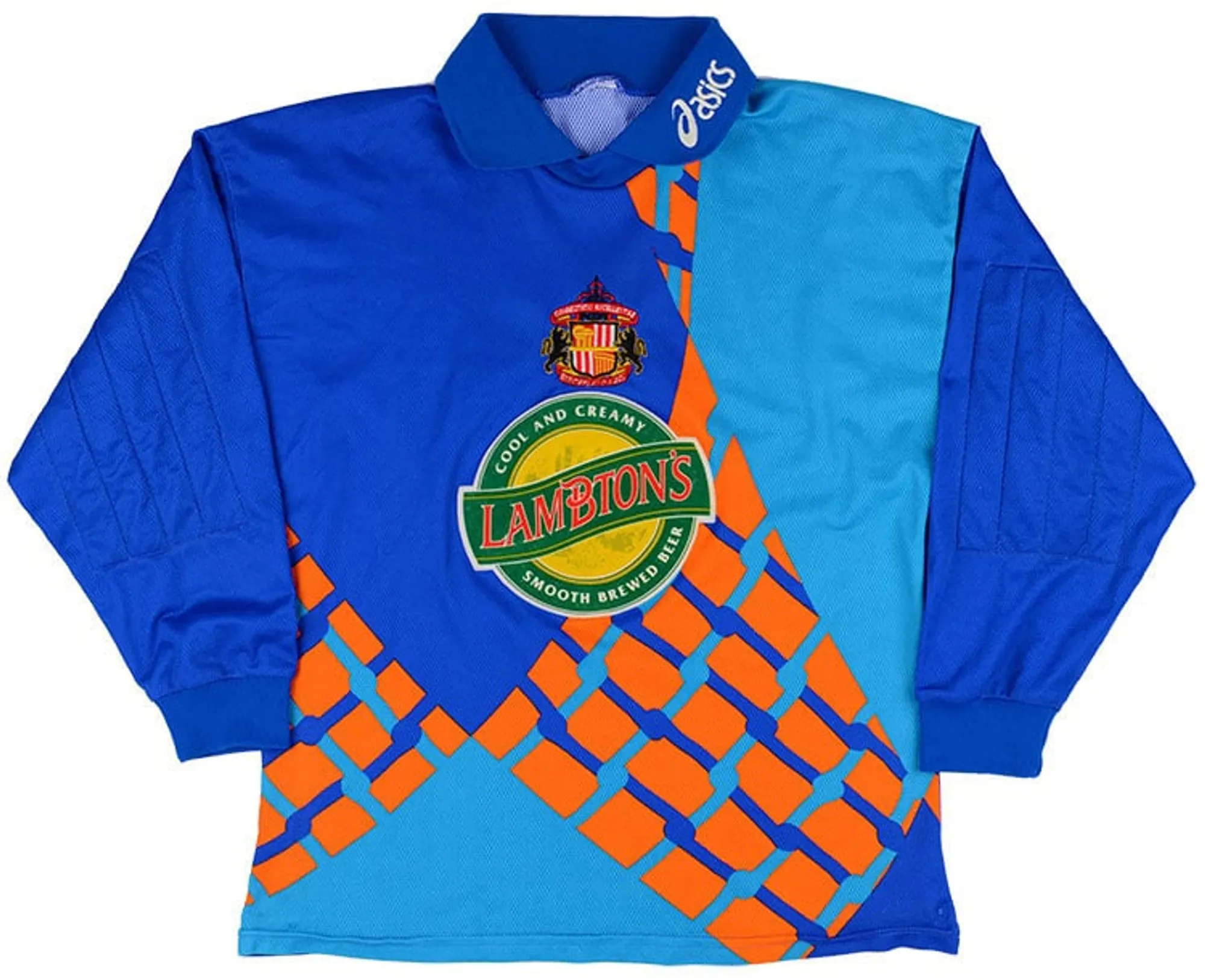 Asics Sunderland Mens LS Goalkeeper Home Shirt 1997/98