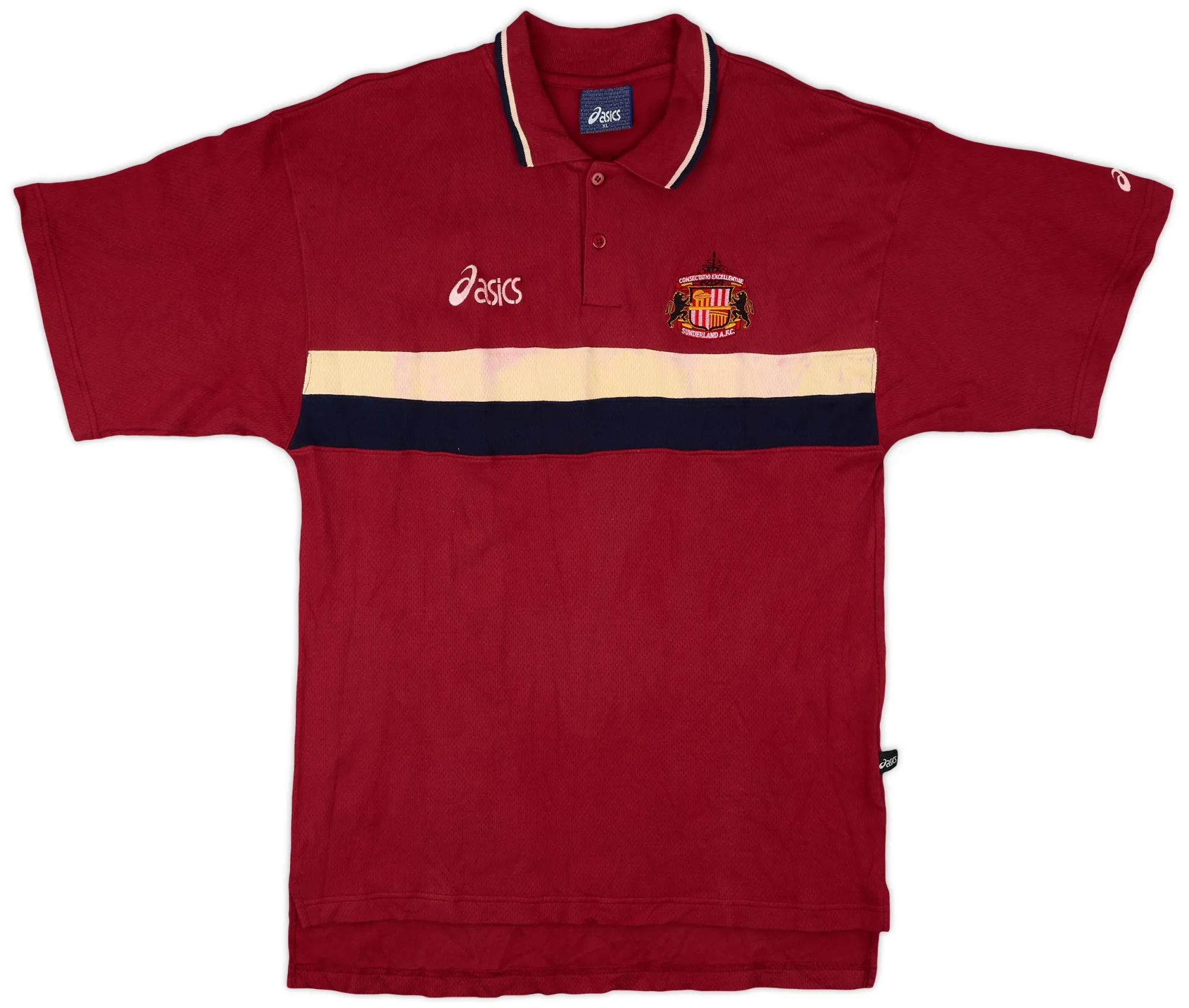1998-99 Sunderland Asics Polo Shirt - 5/10 - (XL)