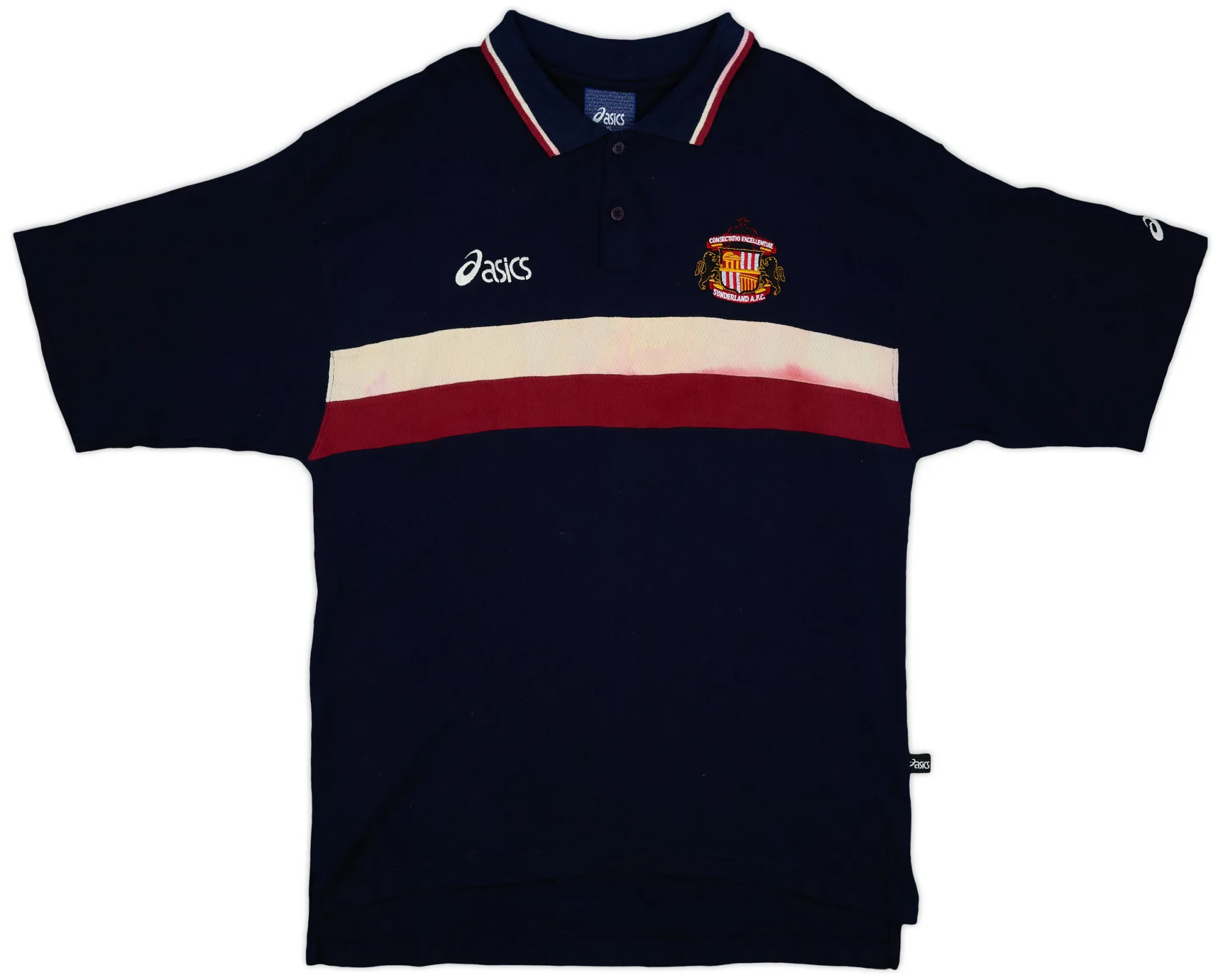 1998-99 Sunderland Asics Polo Shirt - 6/10 - (XL)