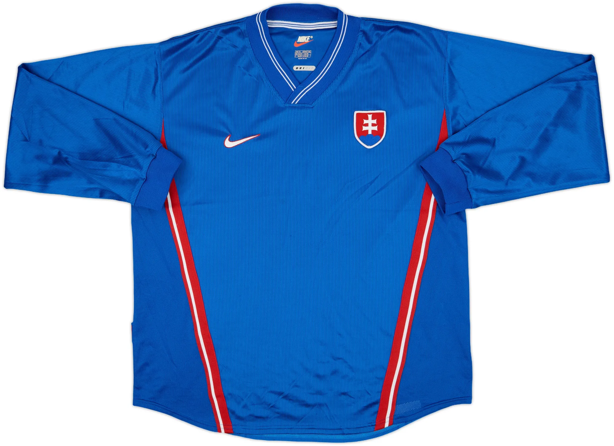 Nike Slovakia Mens LS Player Issue Away Shirt 1998