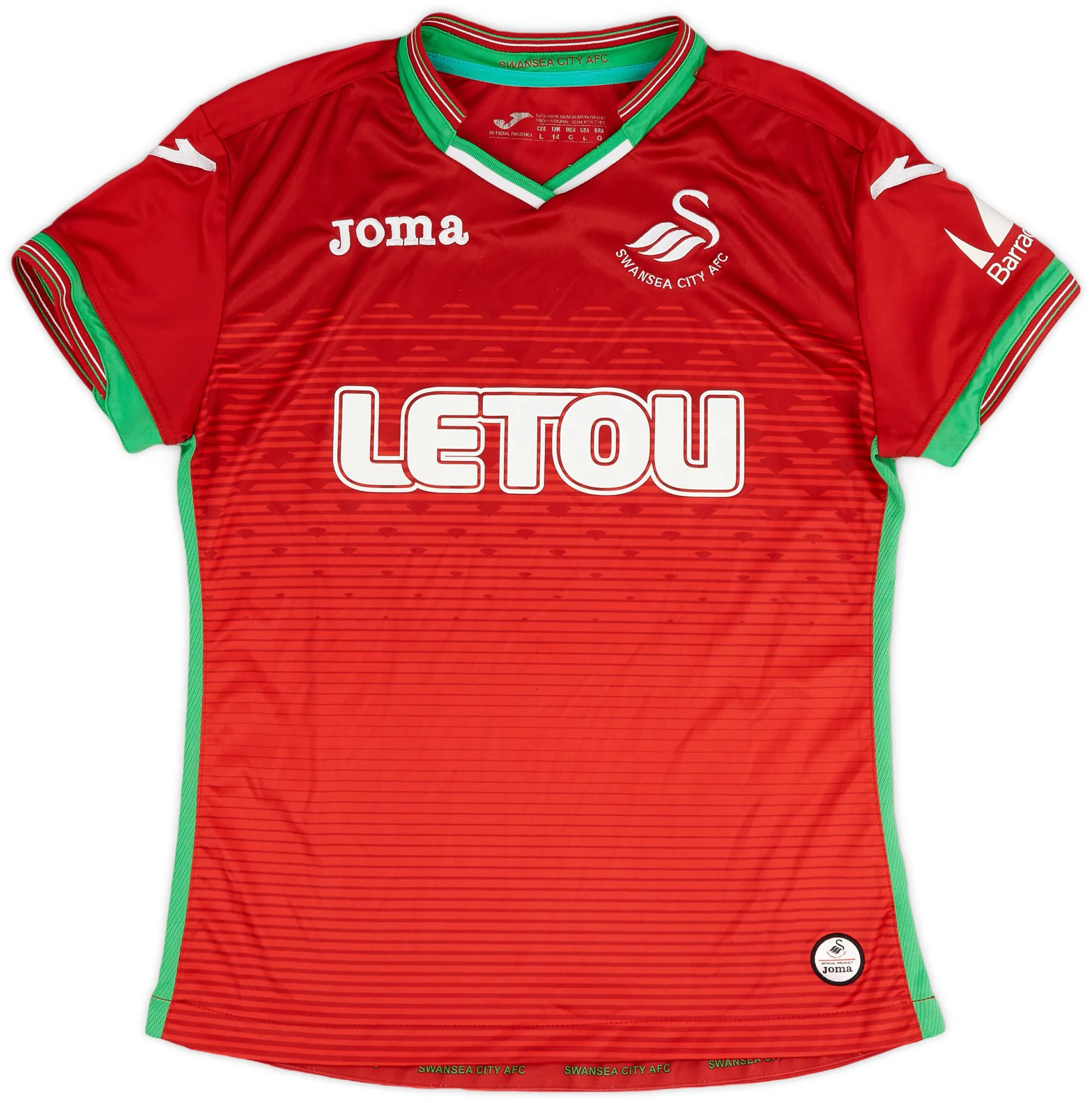 Joma Swansea City Womens SS Away Shirt 2017/18