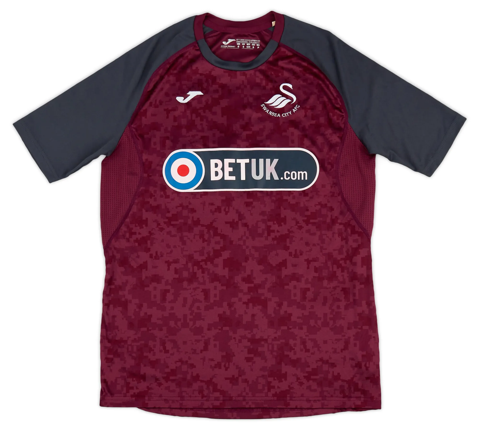 Joma Swansea City Mens SS Home Shirt 2018/19