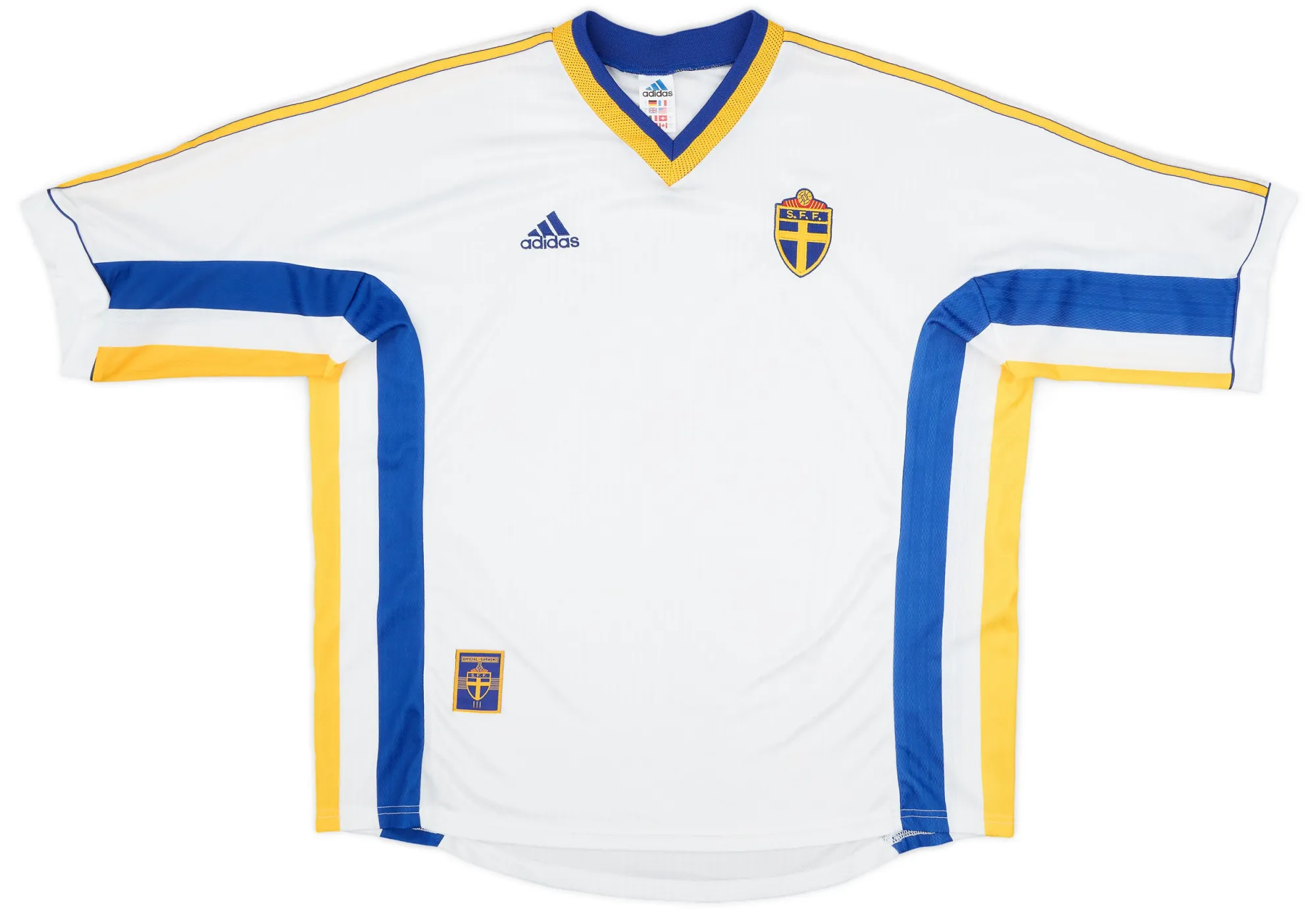 adidas Sweden Mens SS Away Shirt 1998