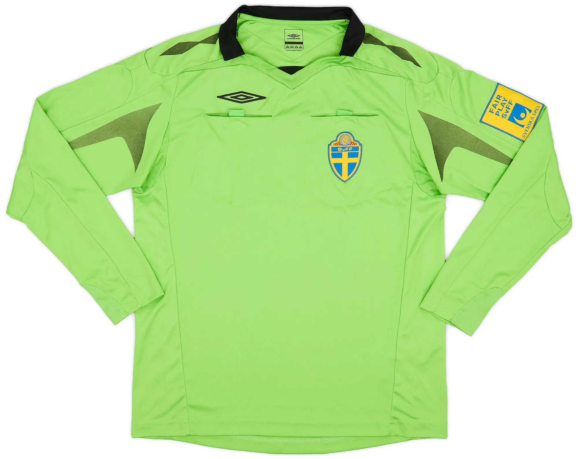 Umbro Sweden Mens LS Home Shirt 2000