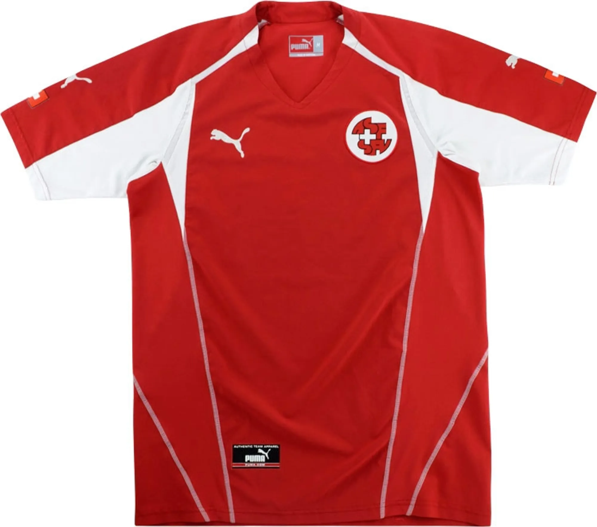 Puma Switzerland Mens SS Home Shirt 2004