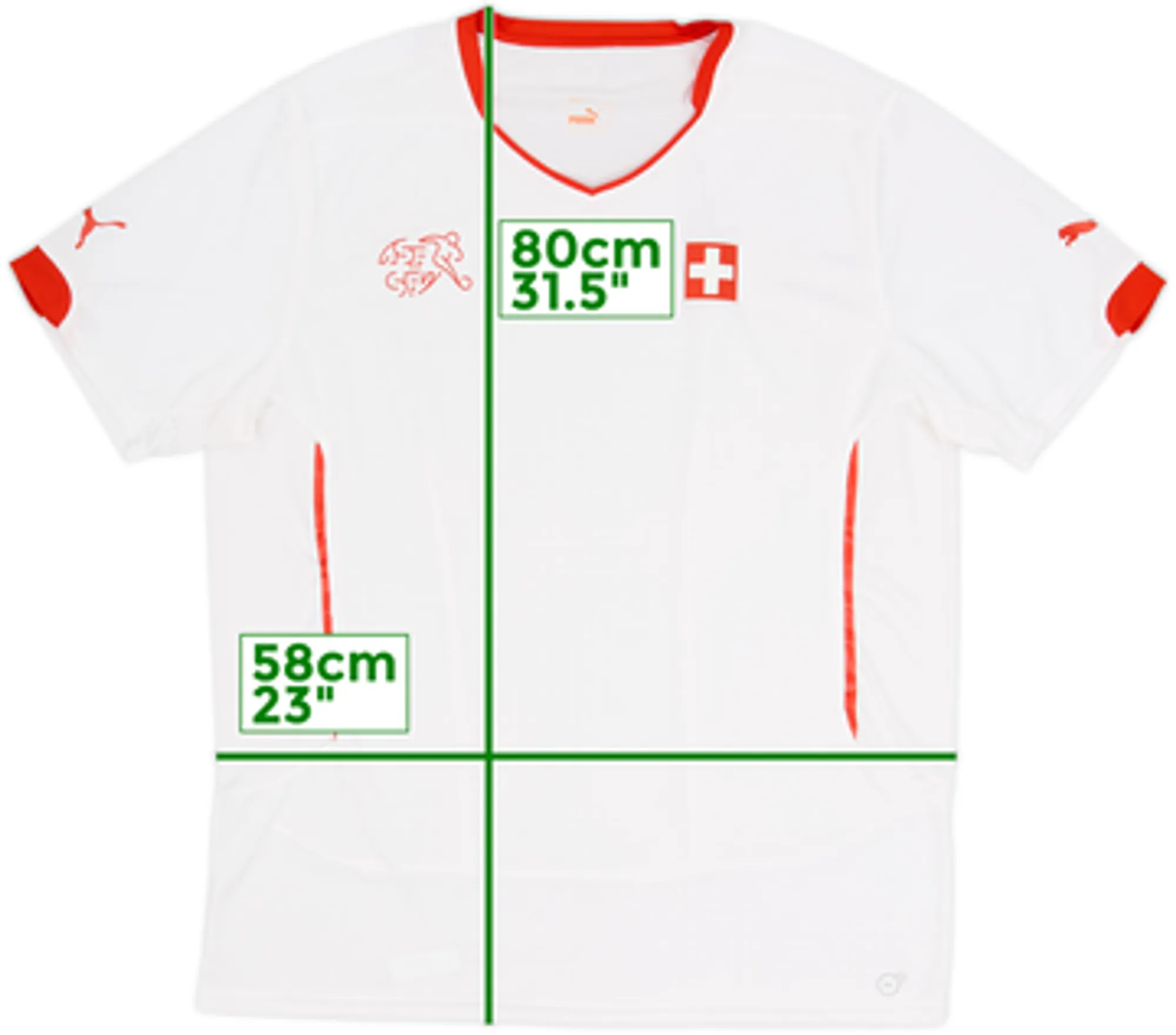 Puma Switzerland Mens SS Away Shirt 2014