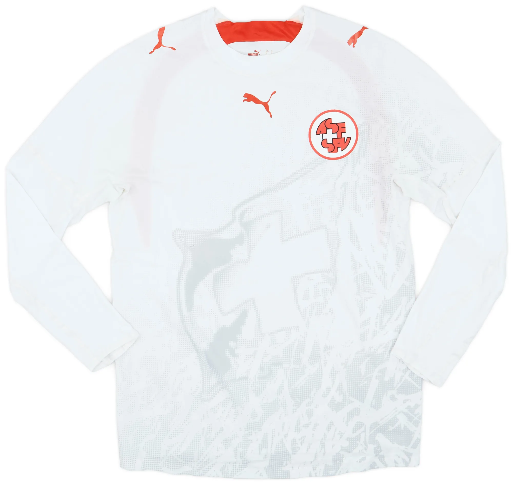 Puma Switzerland Mens LS Player Issue Away Shirt 2006
