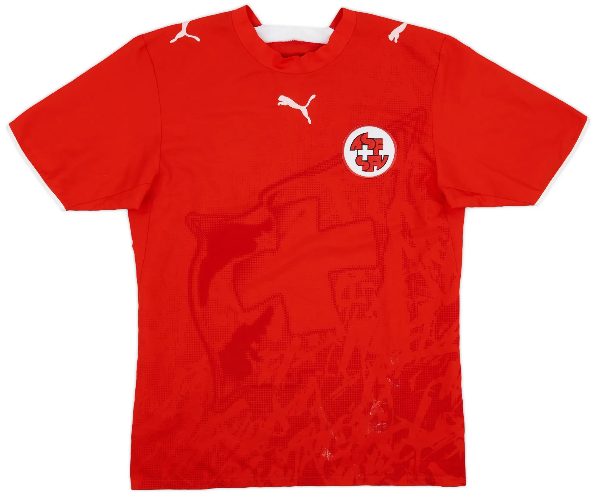 Puma Switzerland Mens SS Home Shirt 2006