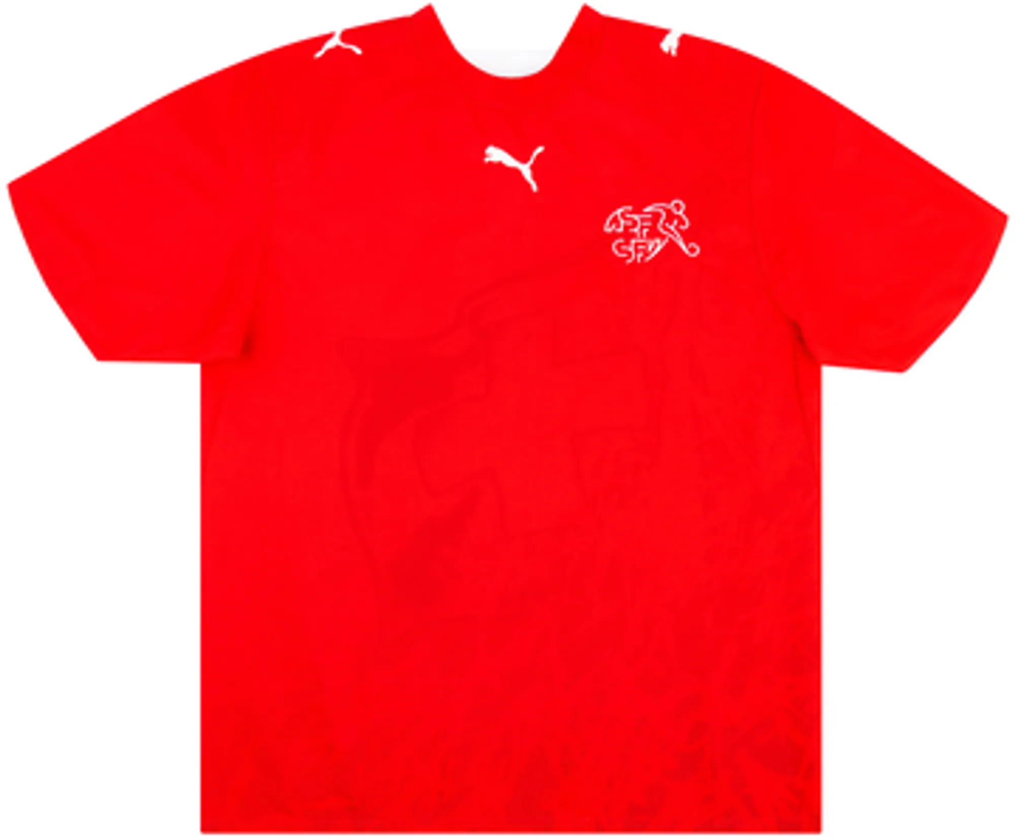 Puma Switzerland Mens SS Home Shirt 2006