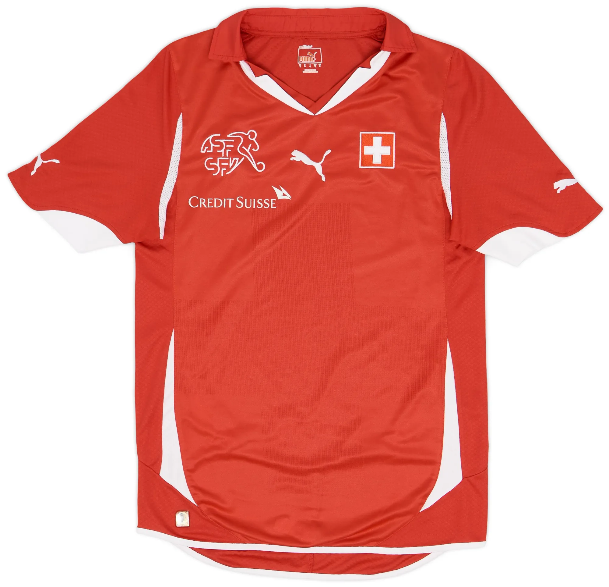 Puma Switzerland Mens SS Home Shirt 2010