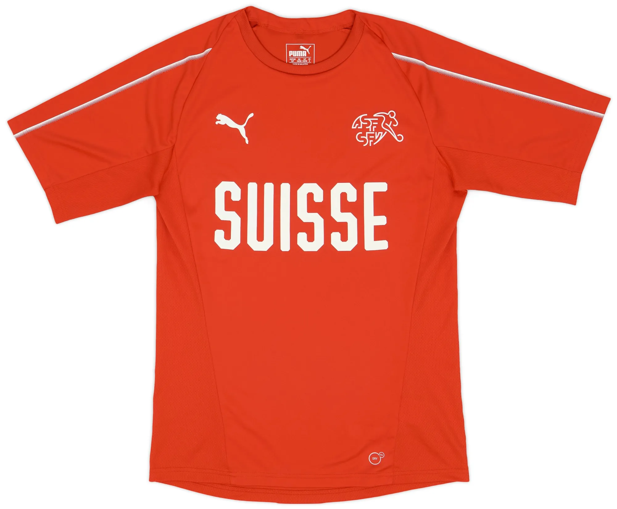 Puma Switzerland Mens SS Home Shirt 2017