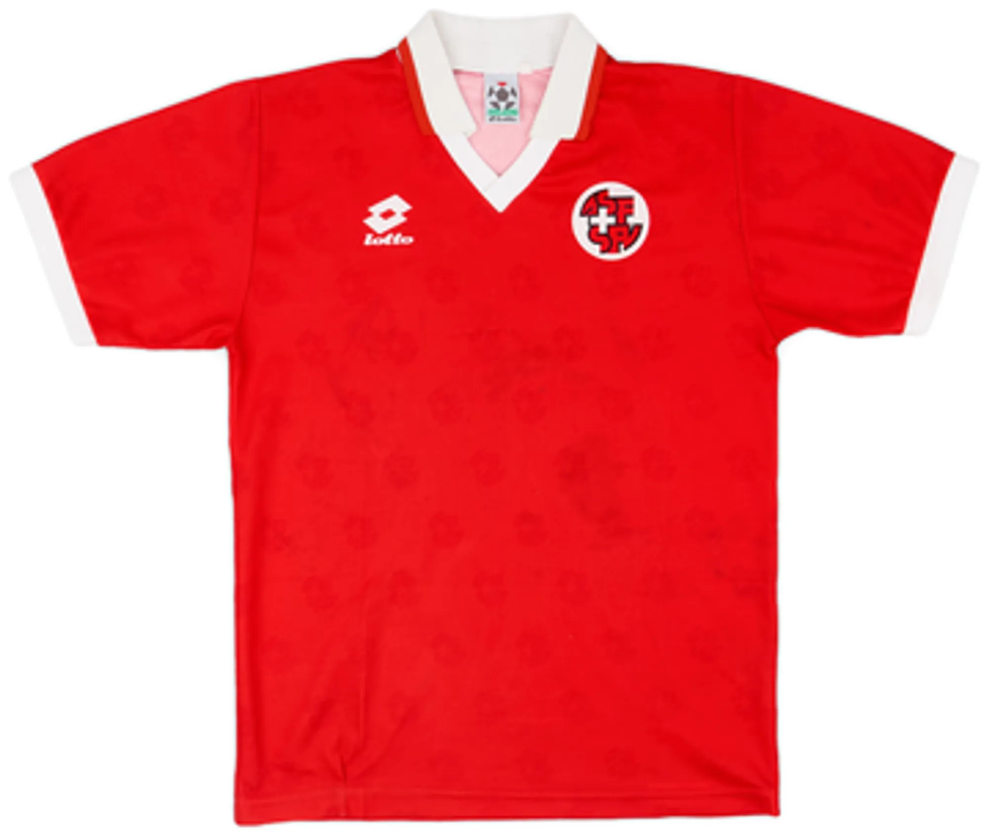 Lotto Switzerland Mens SS Home Shirt 1994