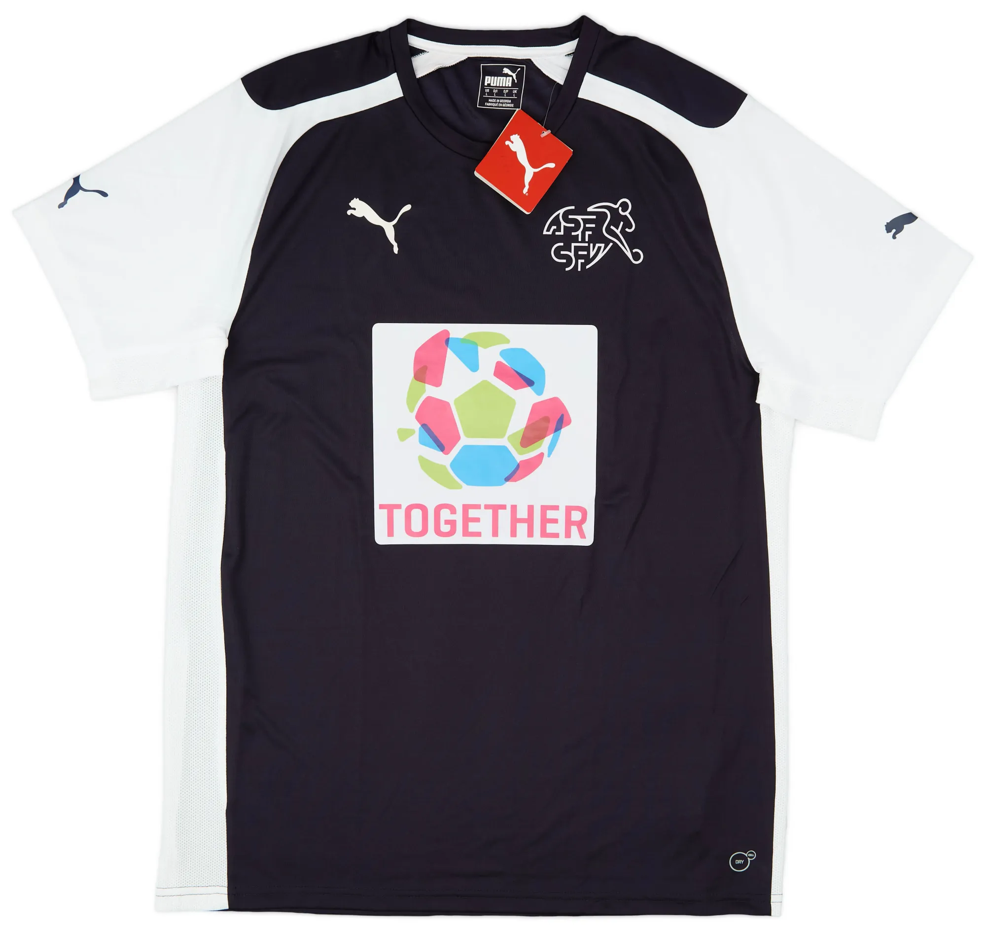 Puma Switzerland Mens SS Away Shirt 2015