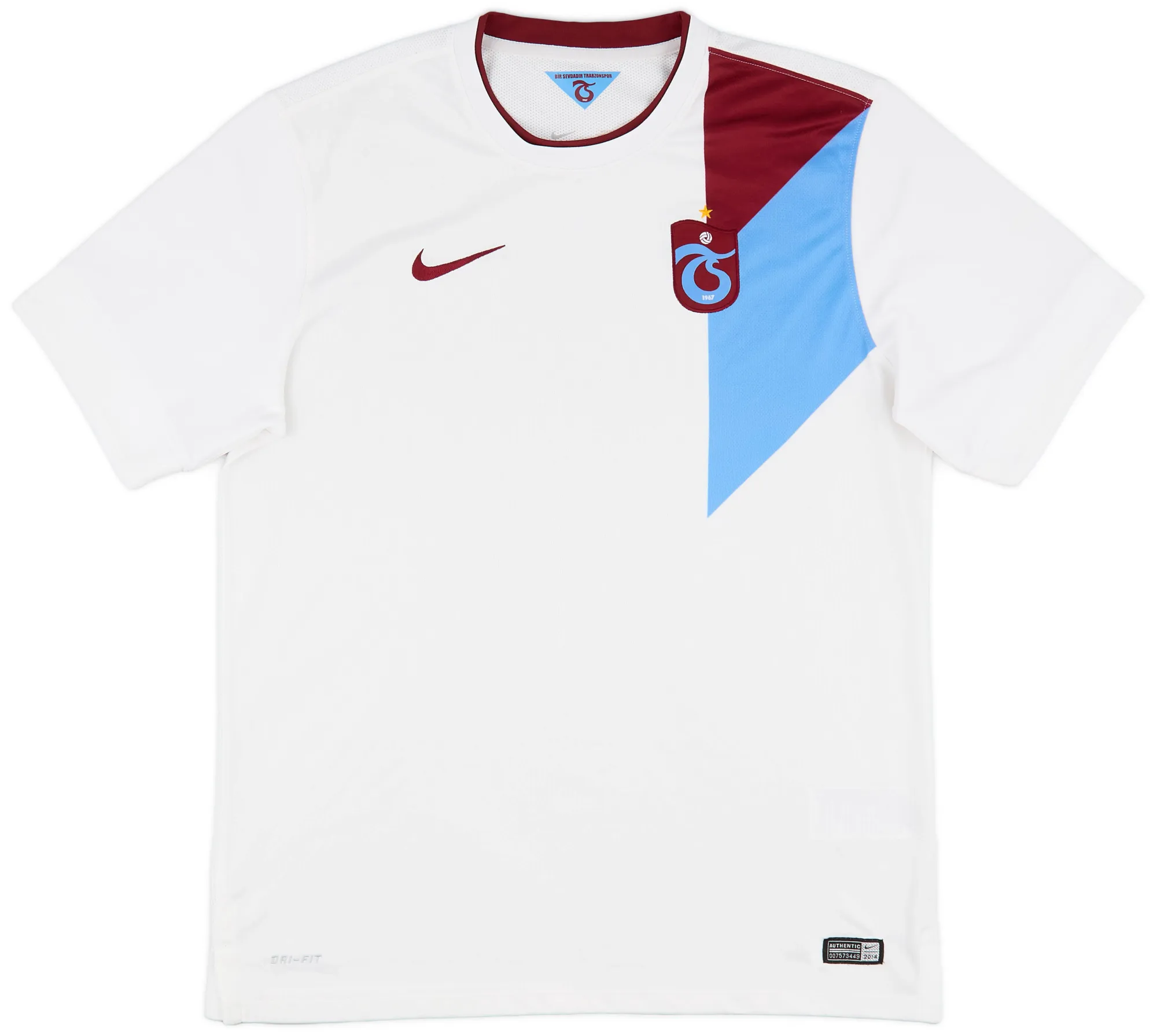 Nike Trabzonspor Mens SS Away Shirt 2014/15