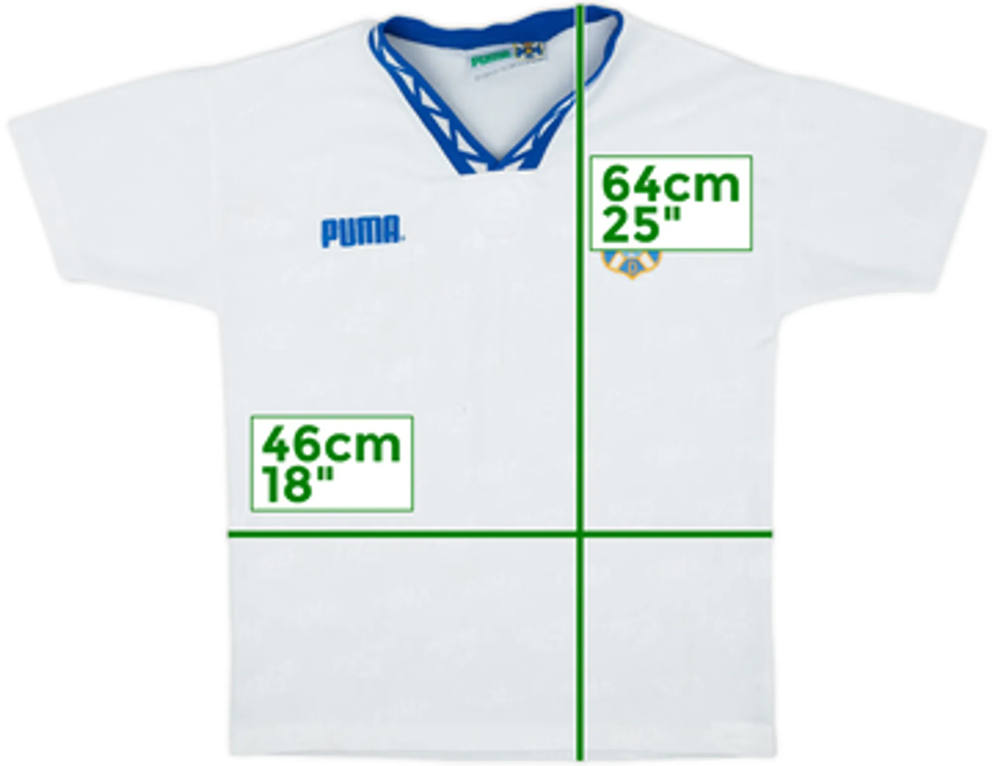 Puma Tenerife Mens SS Home Shirt 1993/94